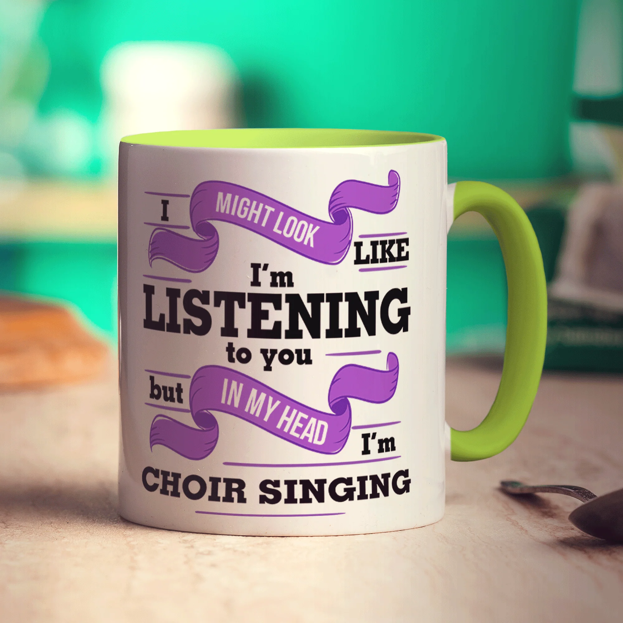 In My Head I'm Choir Singing Mug - Image 5