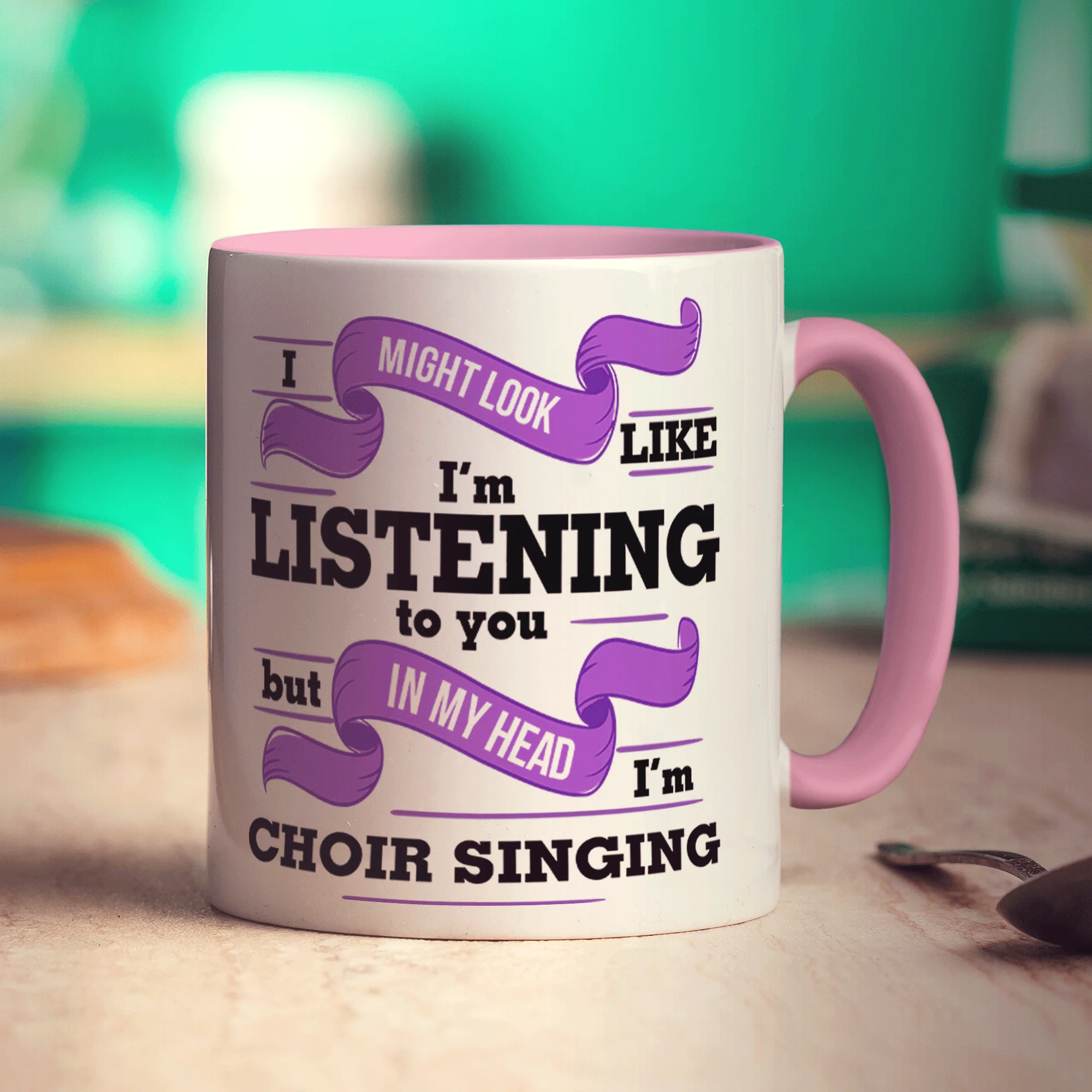 In My Head I'm Choir Singing Mug - Image 7