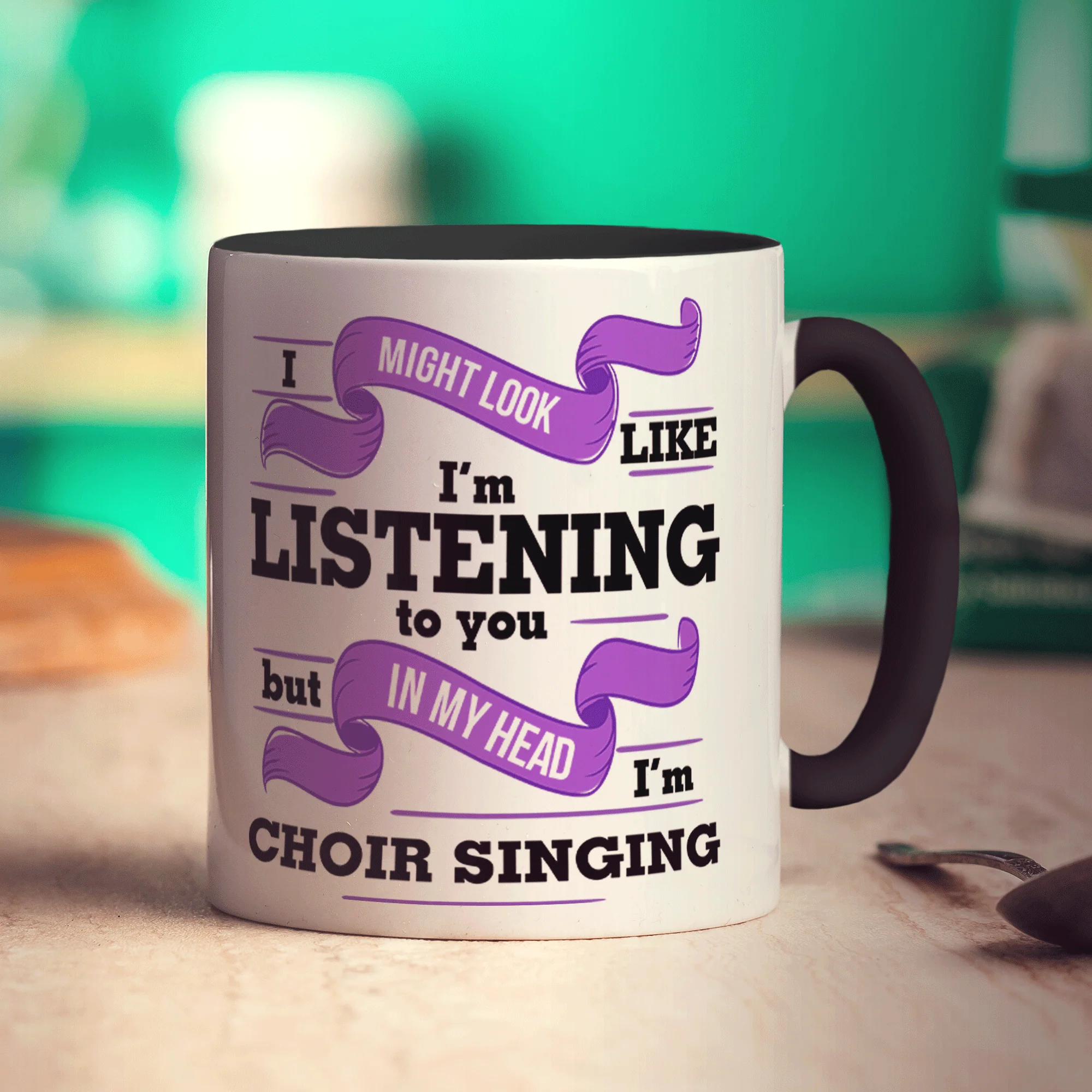 In My Head I'm Choir Singing Mug - Image 8
