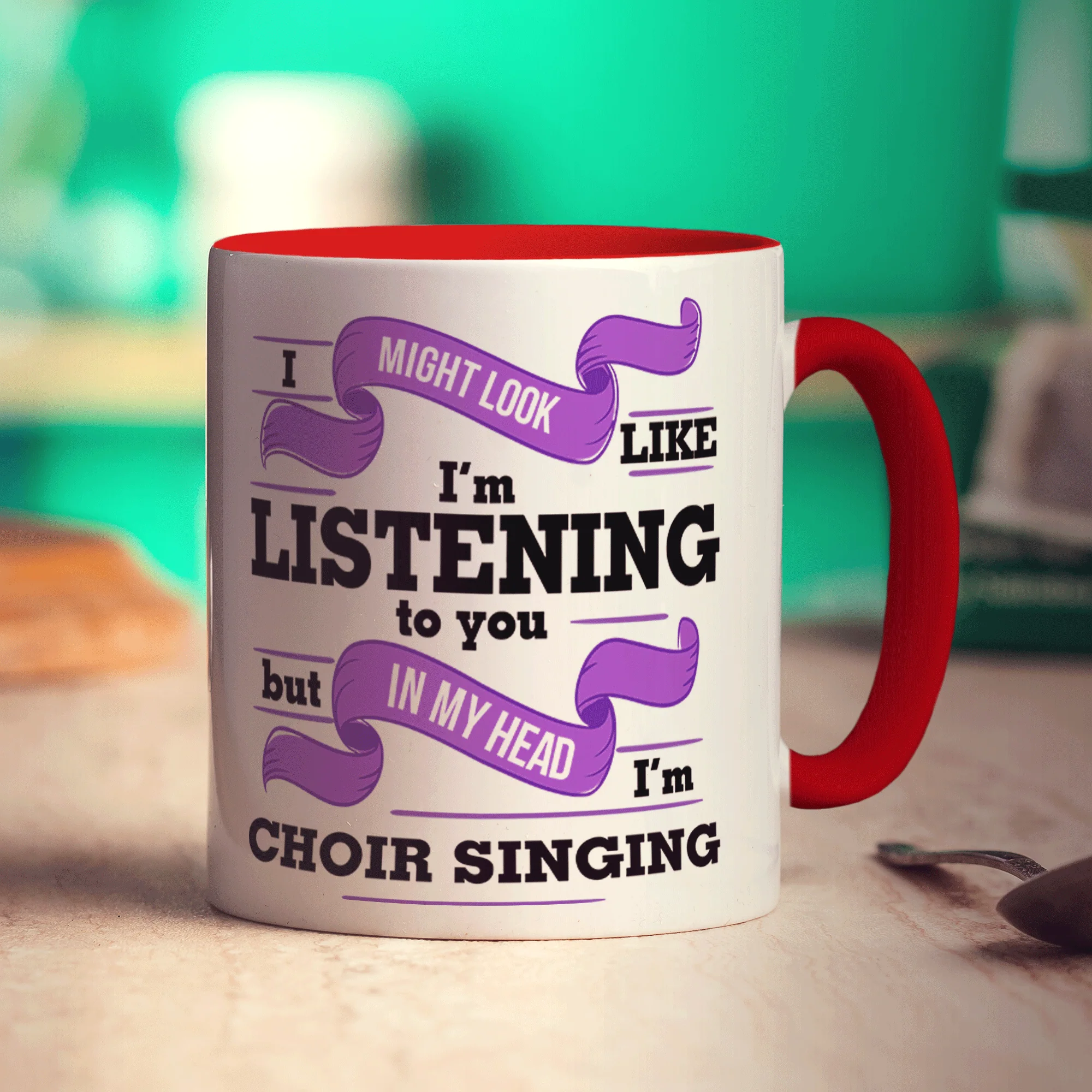 In My Head I'm Choir Singing Mug - Image 9