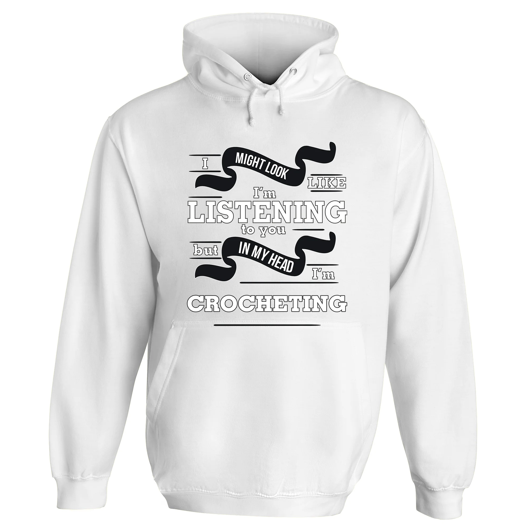 In My Head I'm Crocheting Hoodie - Image 2