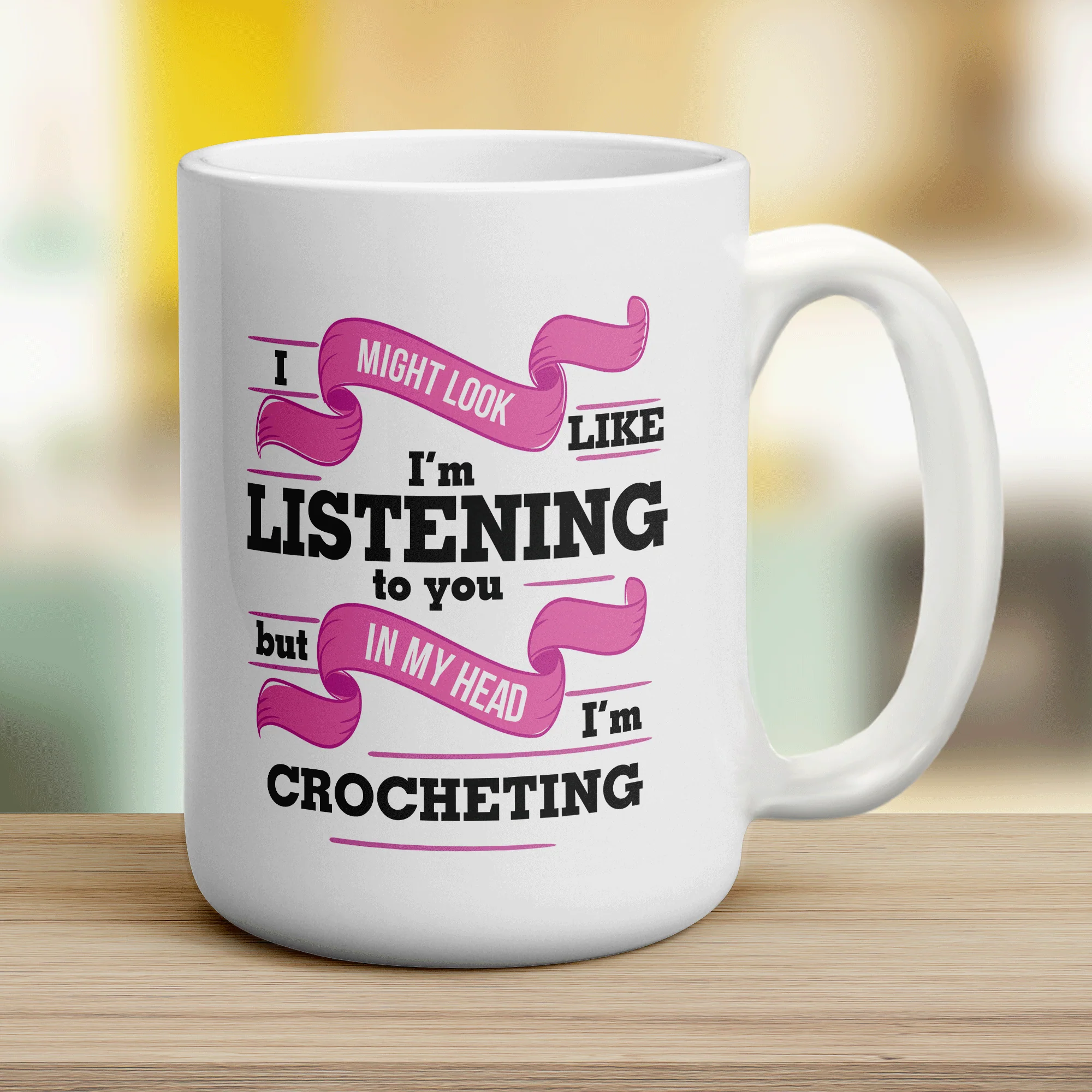 In My Head I'm Crocheting Mug - Image 10
