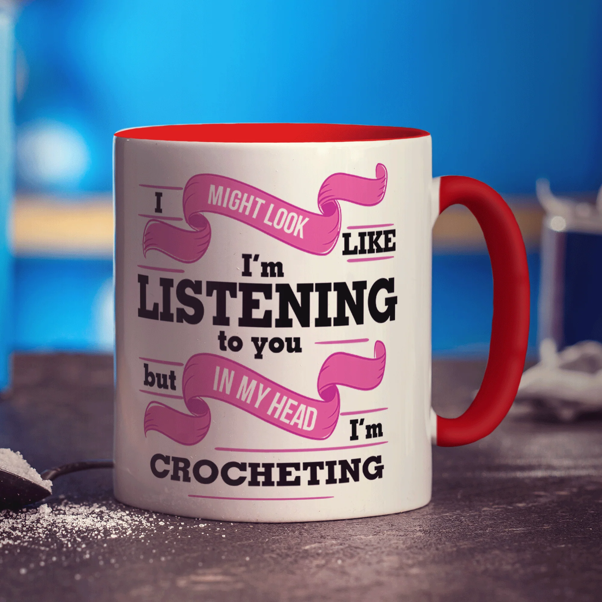 In My Head I'm Crocheting Mug - Image 9