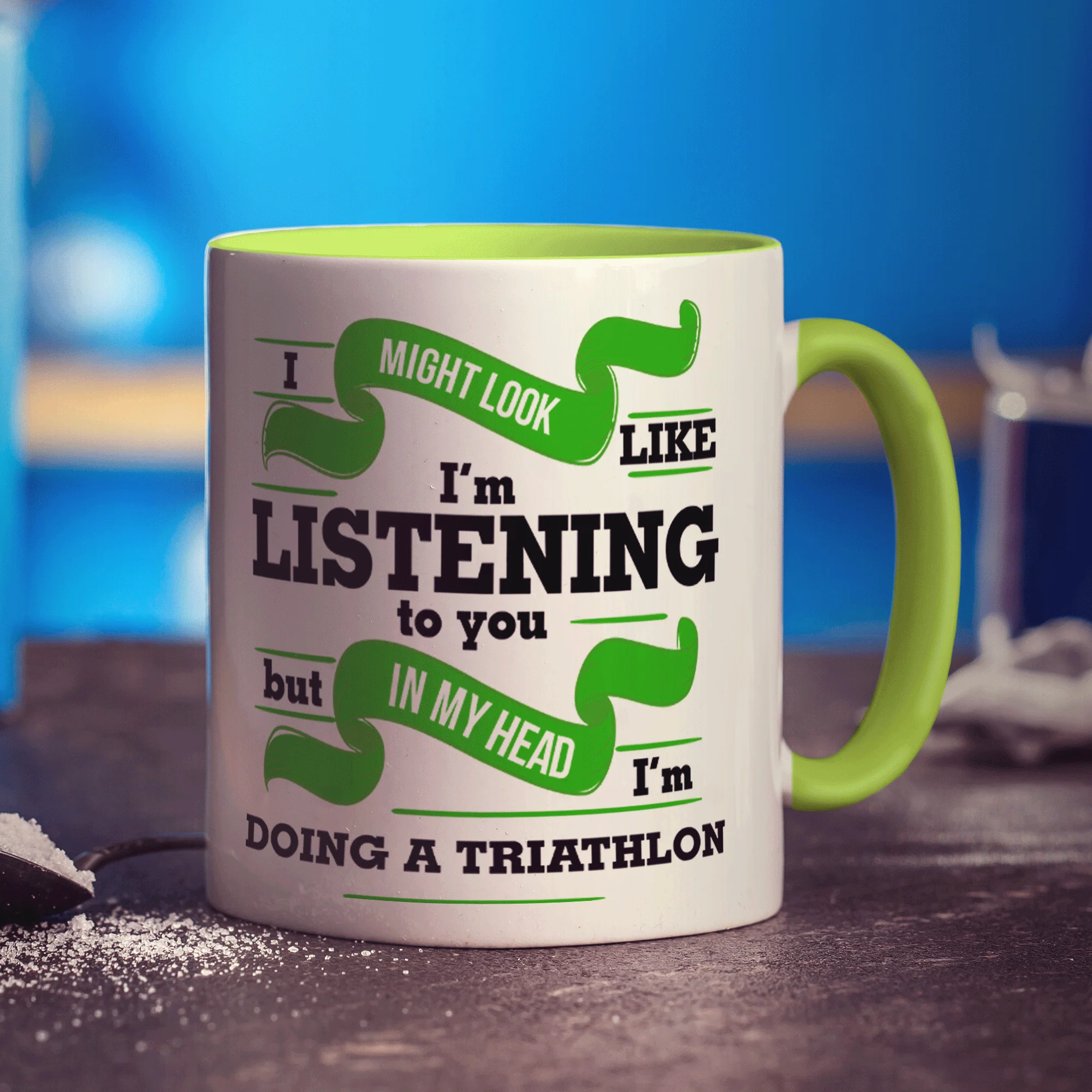 In My Head I'm Doing A Triathlon Mug - Image 5