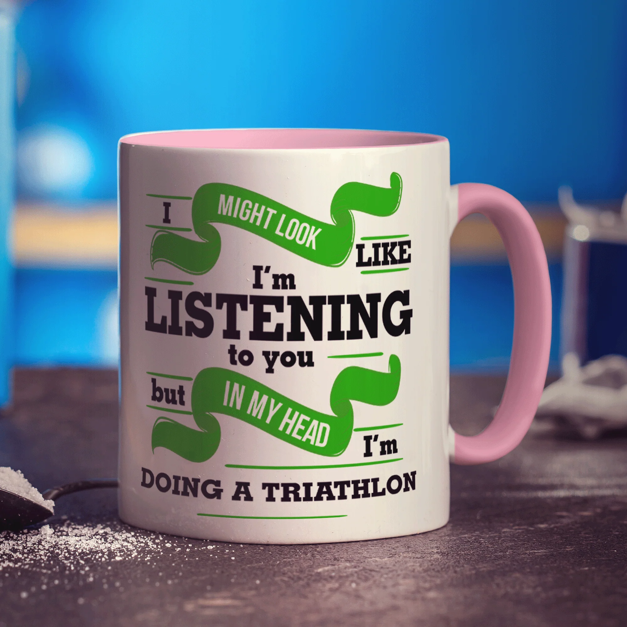 In My Head I'm Doing A Triathlon Mug - Image 7