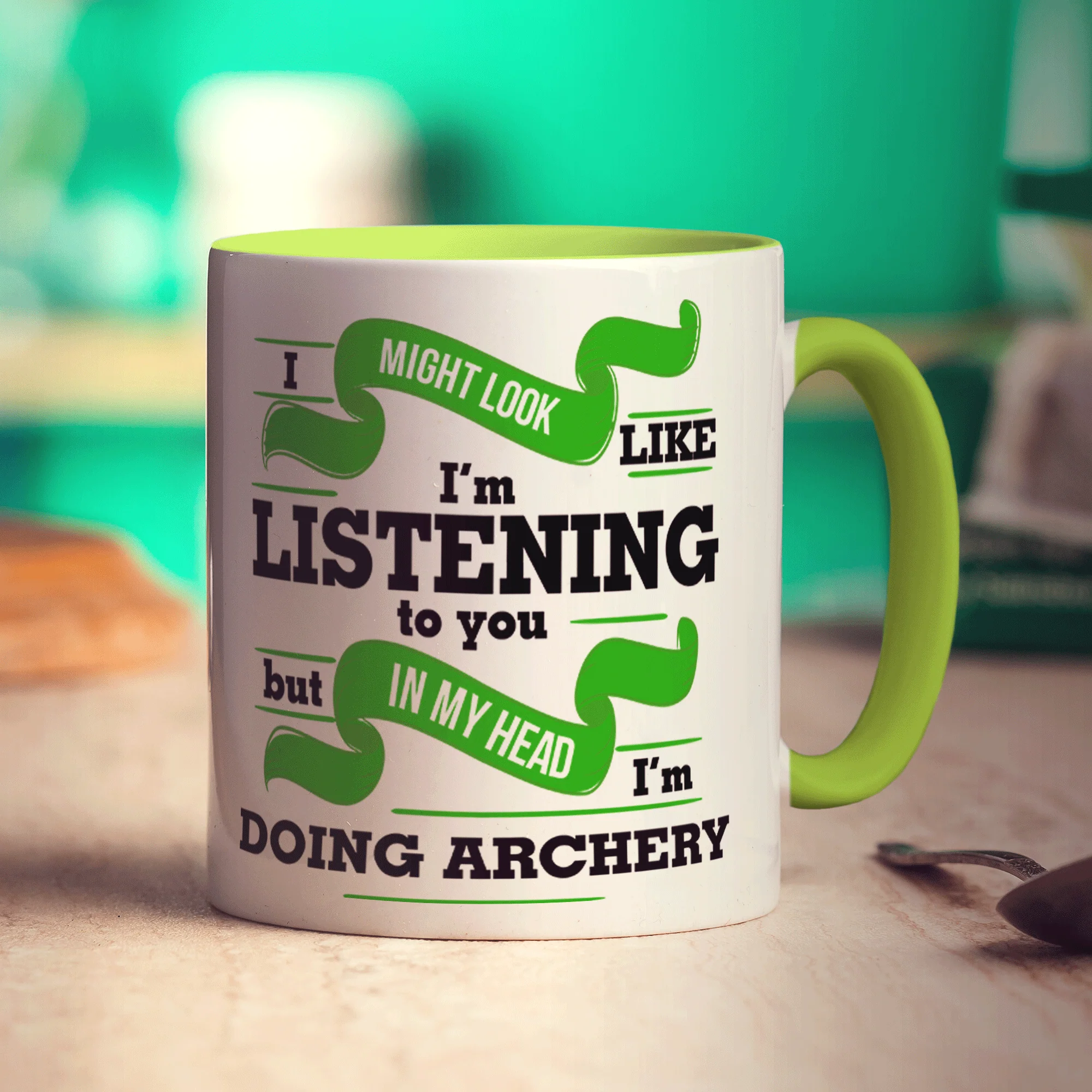In My Head I'm Doing Archery Mug - Image 5