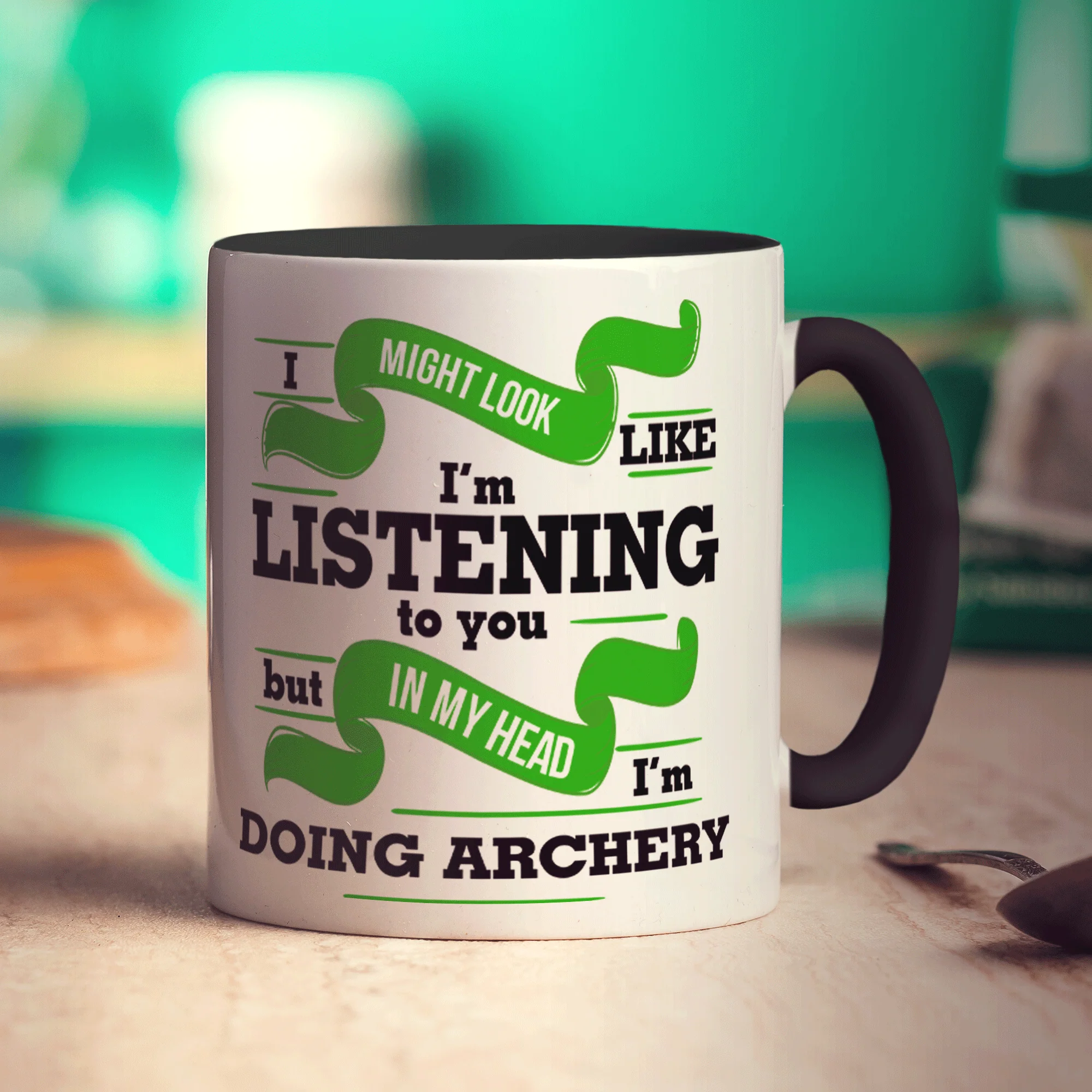 In My Head I'm Doing Archery Mug - Image 8