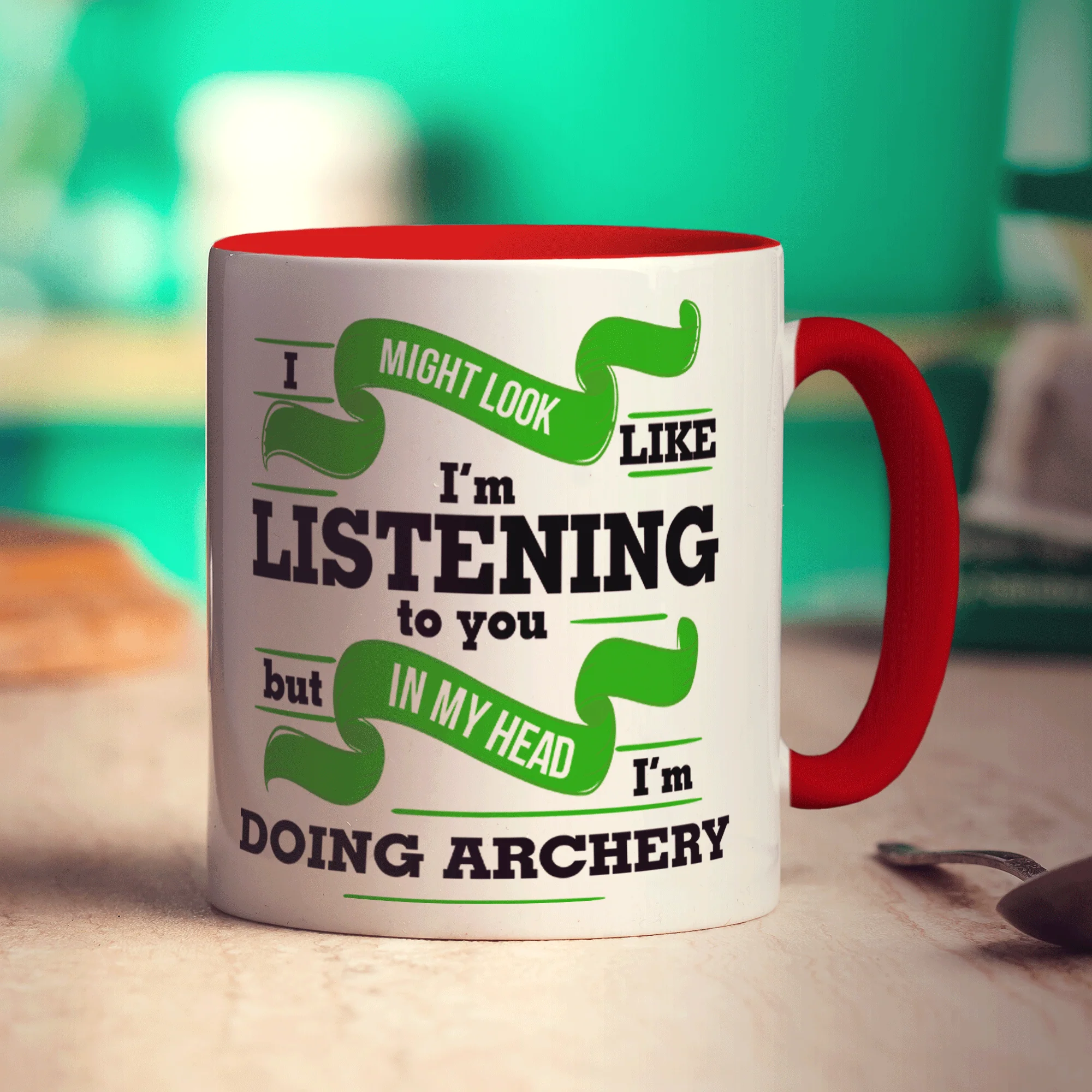 In My Head I'm Doing Archery Mug - Image 9