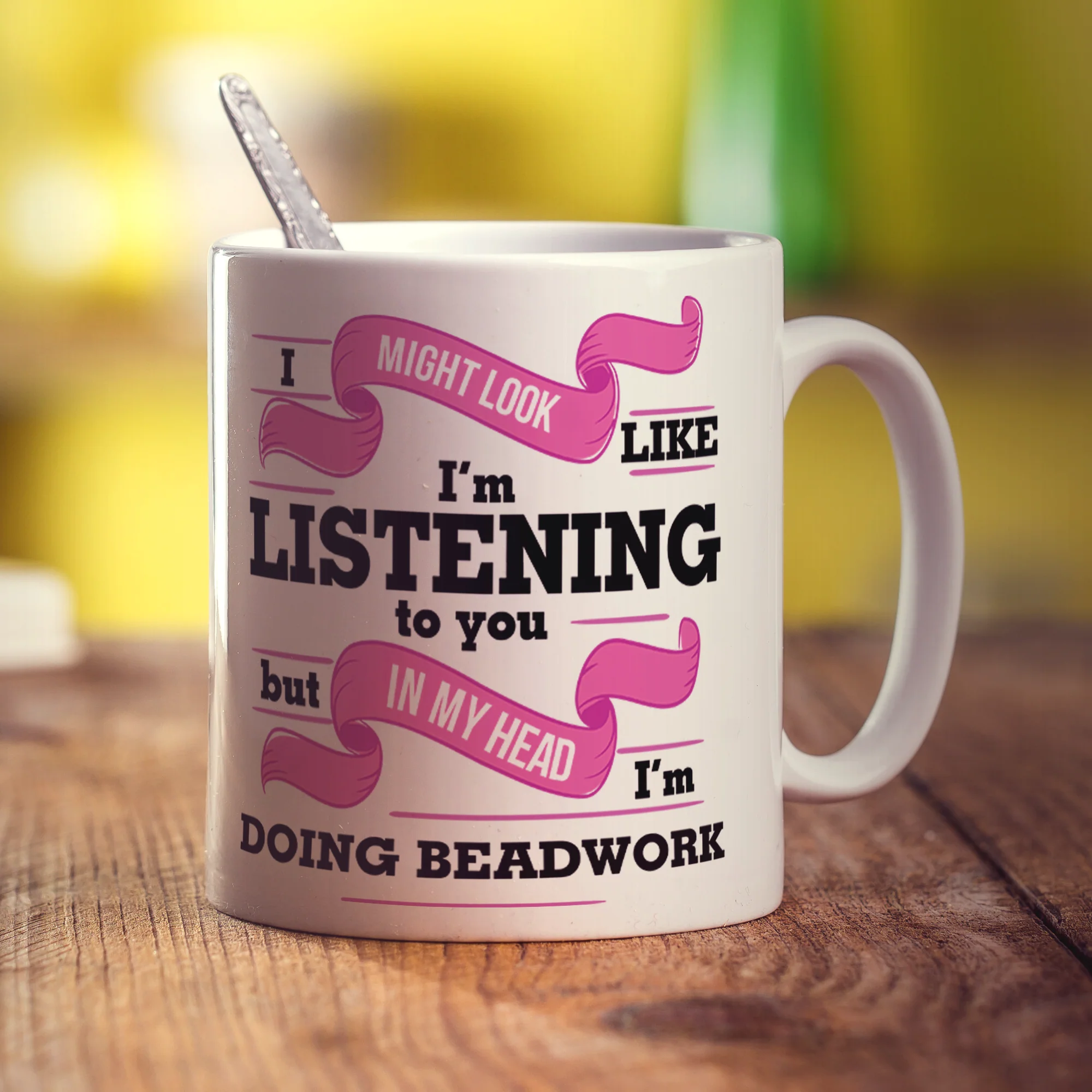 In My Head I'm Doing Beadwork Mug