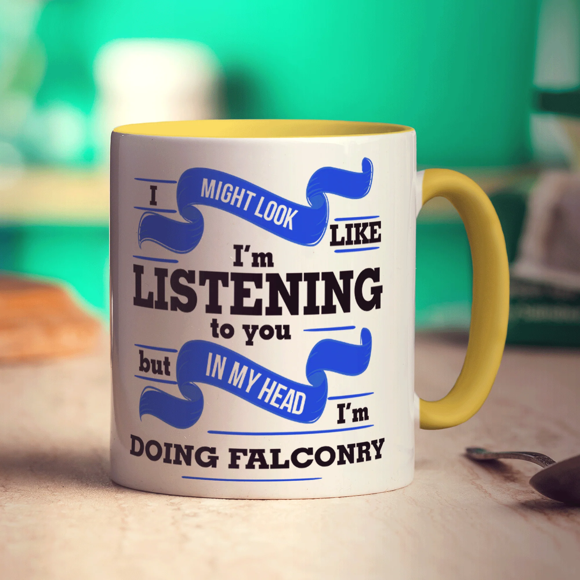 In My Head I'm Doing Falconry Mug - Image 3