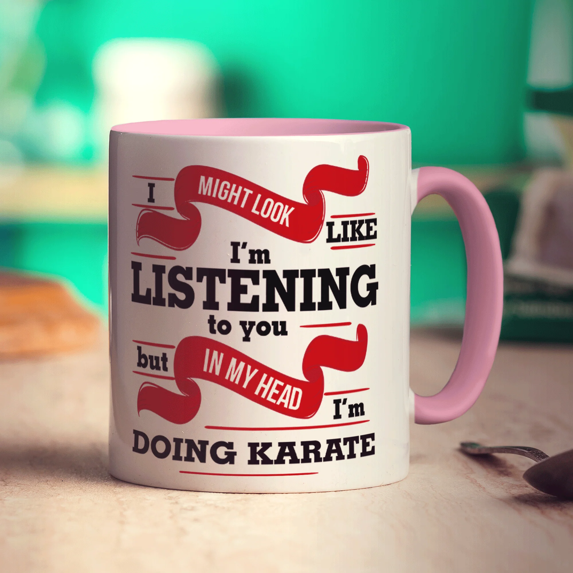 In My Head I'm Doing Karate Mug - Image 7