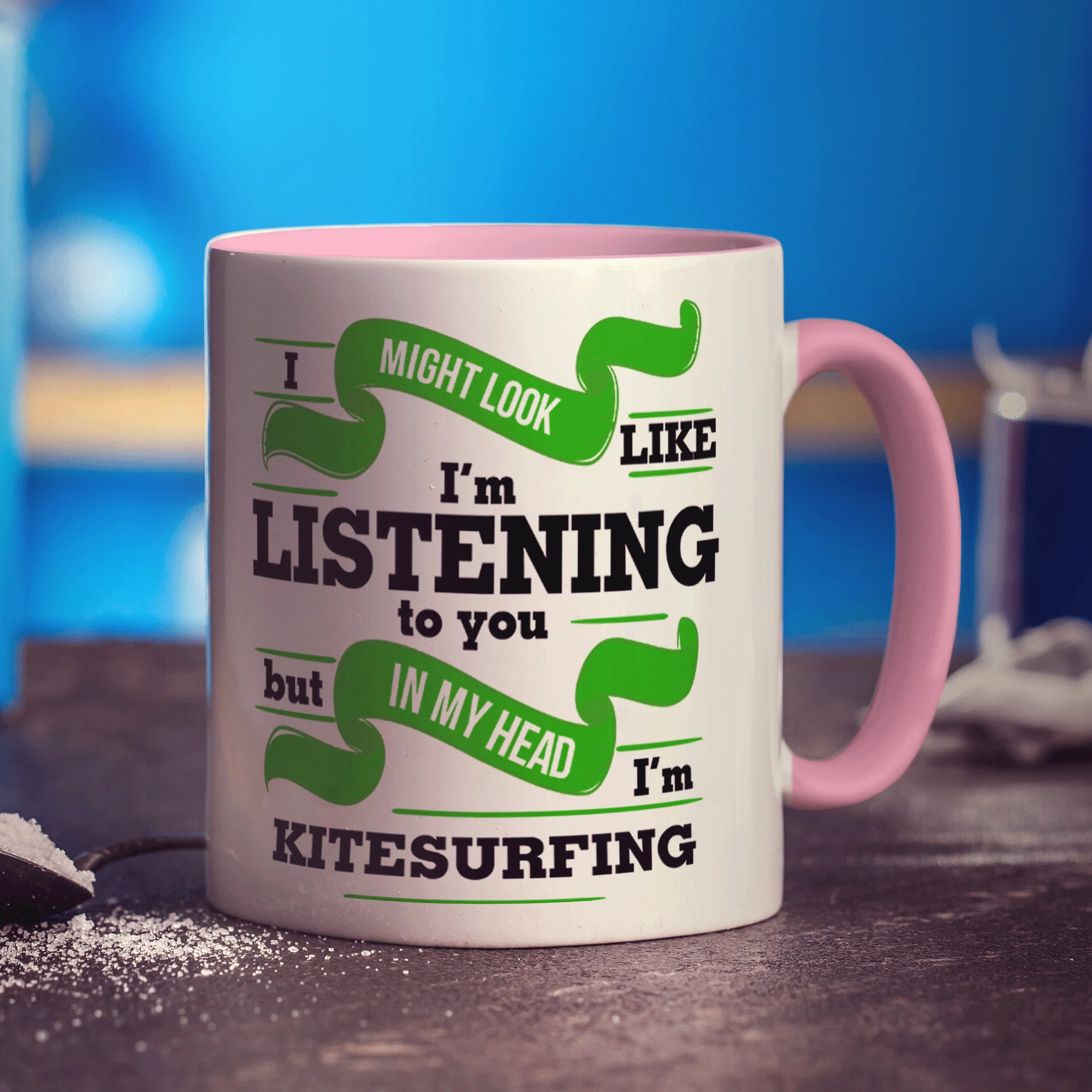 In My Head I'm Kitesurfing Mug - Image 7