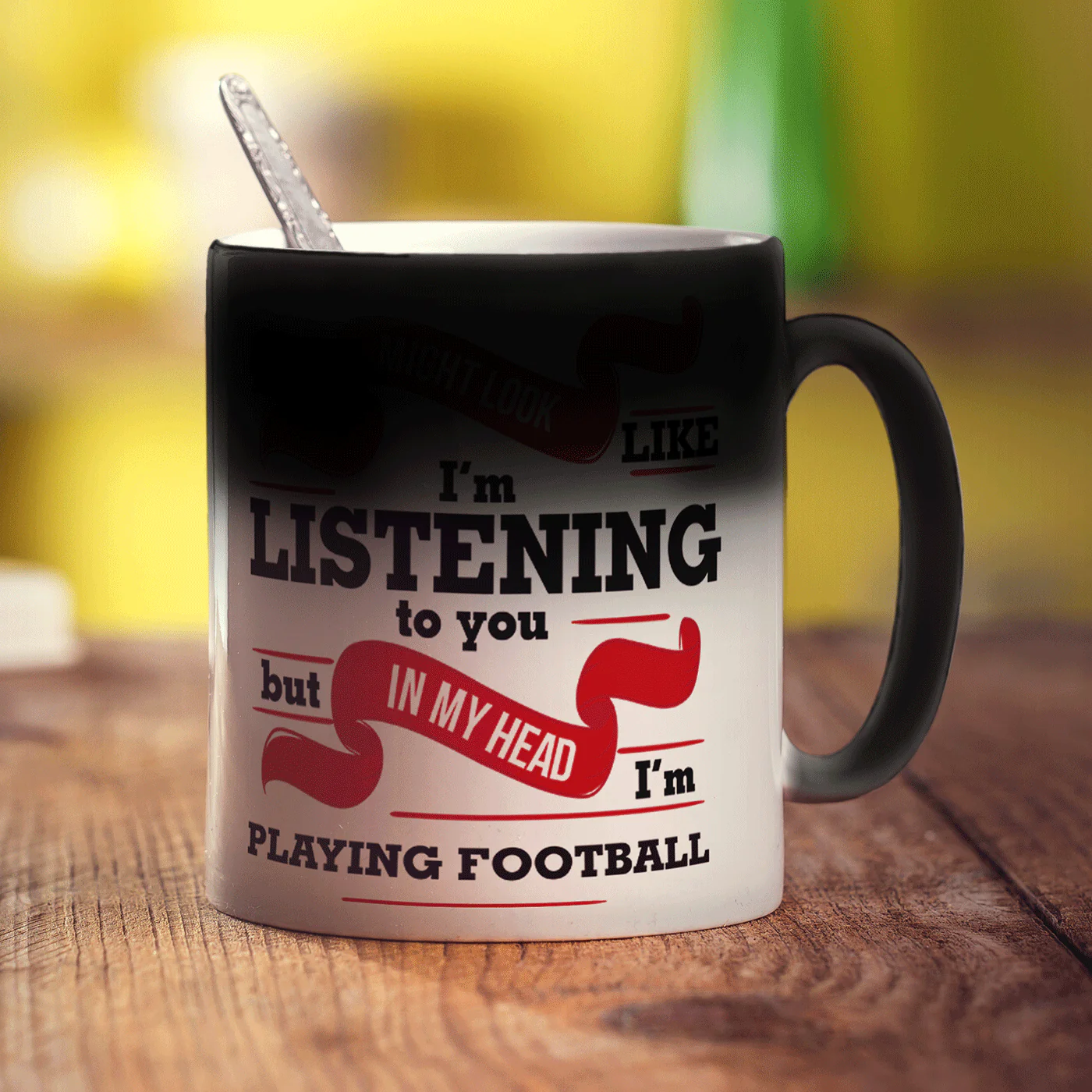In My Head I'm Playing Football Mug - Image 4