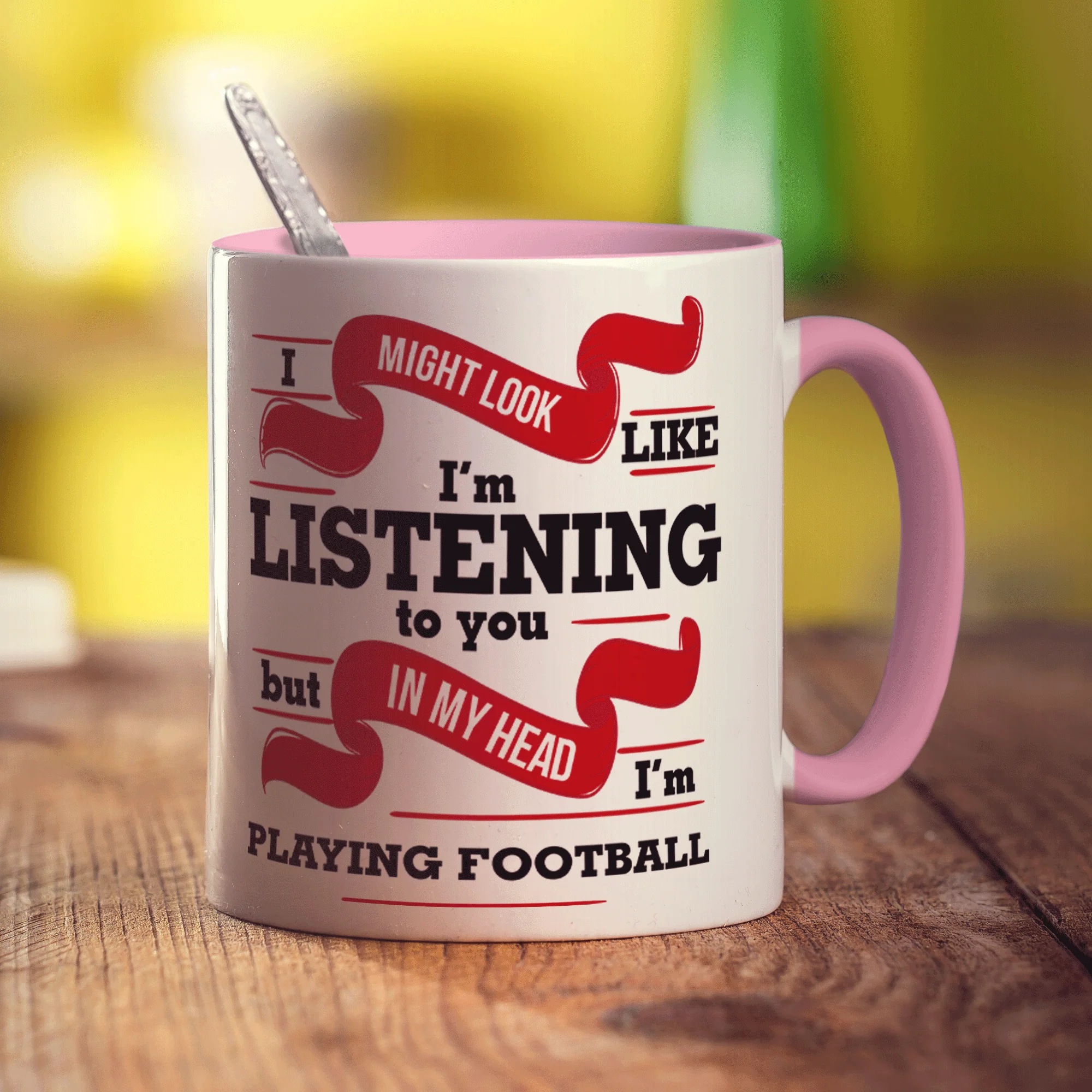 In My Head I'm Playing Football Mug - Image 7