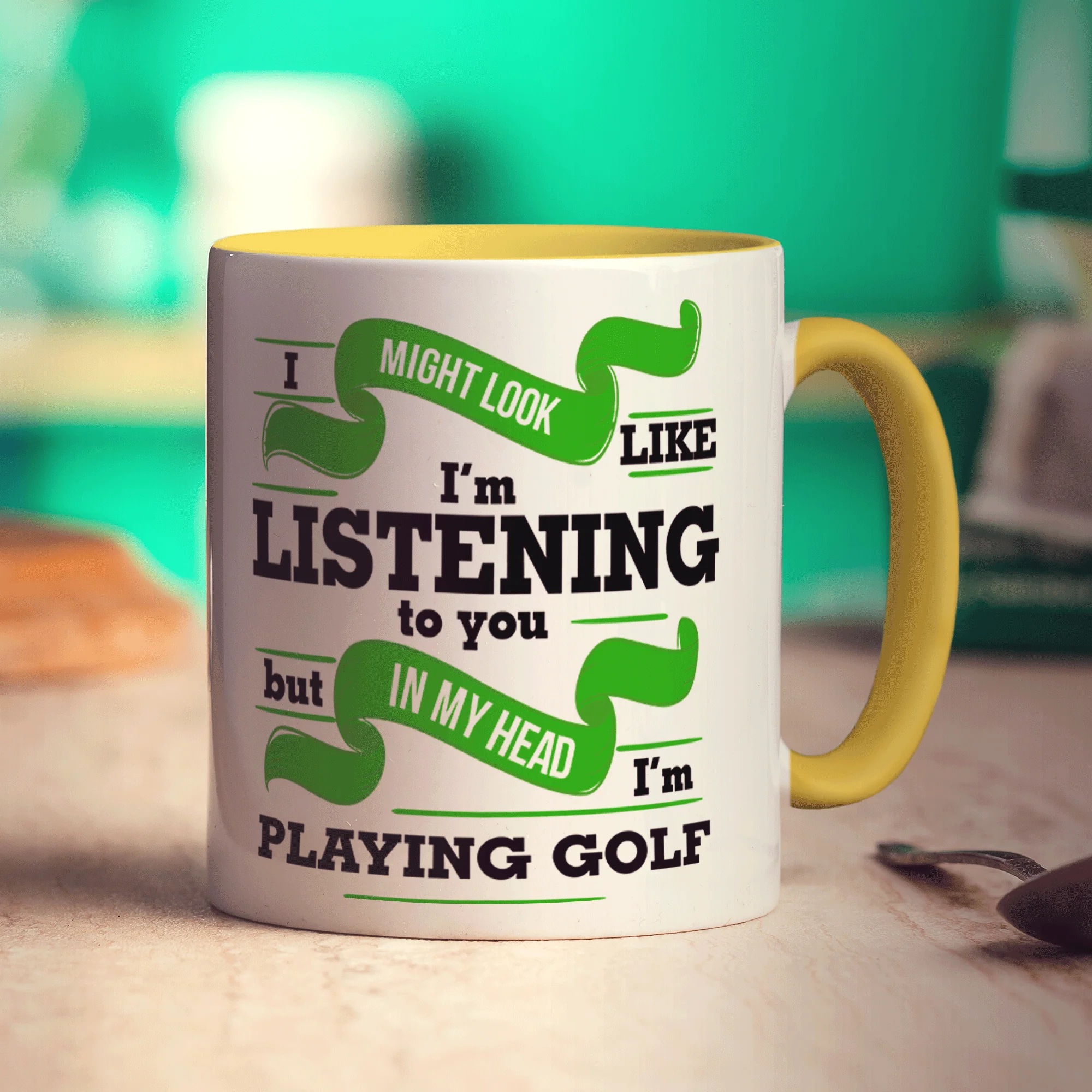 In My Head I'm Playing Golf Mug - Image 3