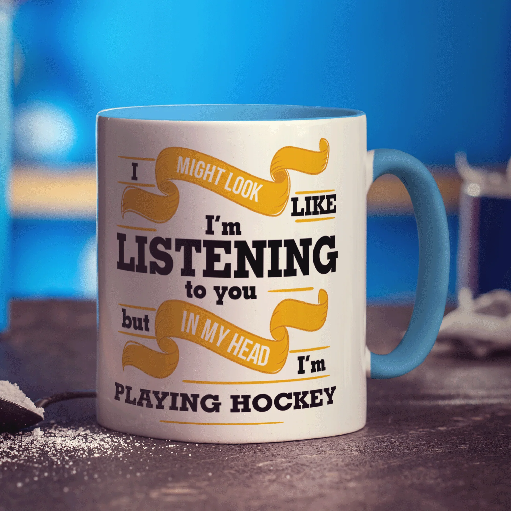 In My Head I'm Playing Hockey Mug - Image 6