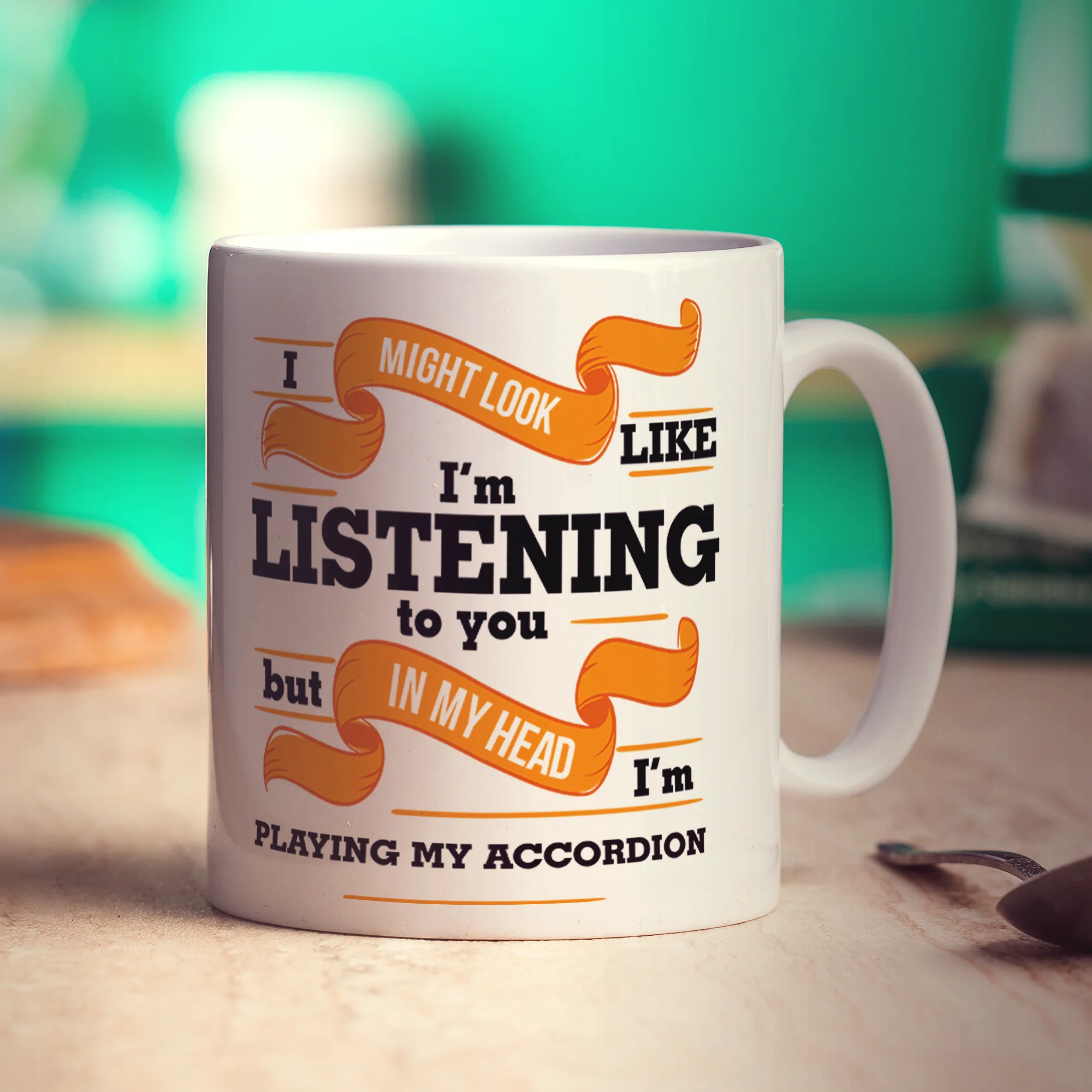 In My Head I'm Playing My Accordion Mug - Image 2
