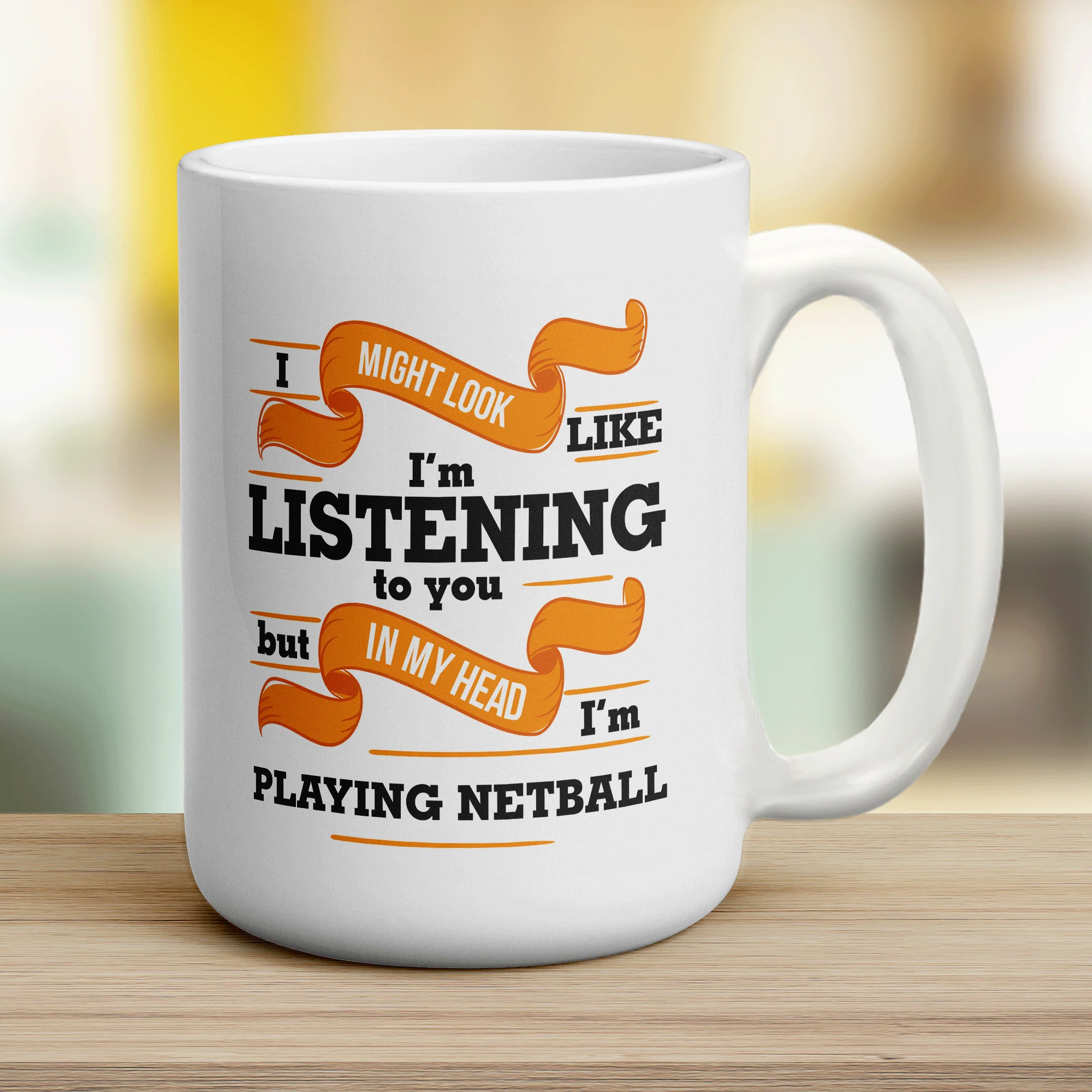 In My Head I'm Playing Netball Mug - Image 10