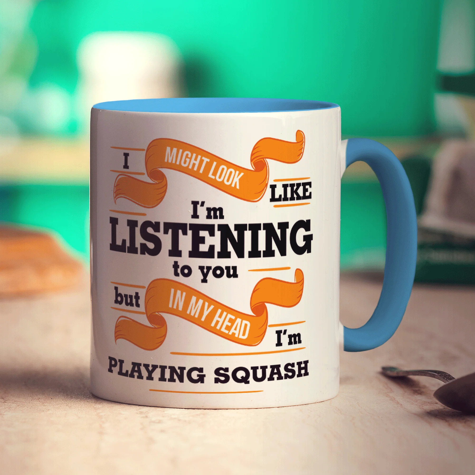 In My Head I'm Playing Squash Mug - Image 6