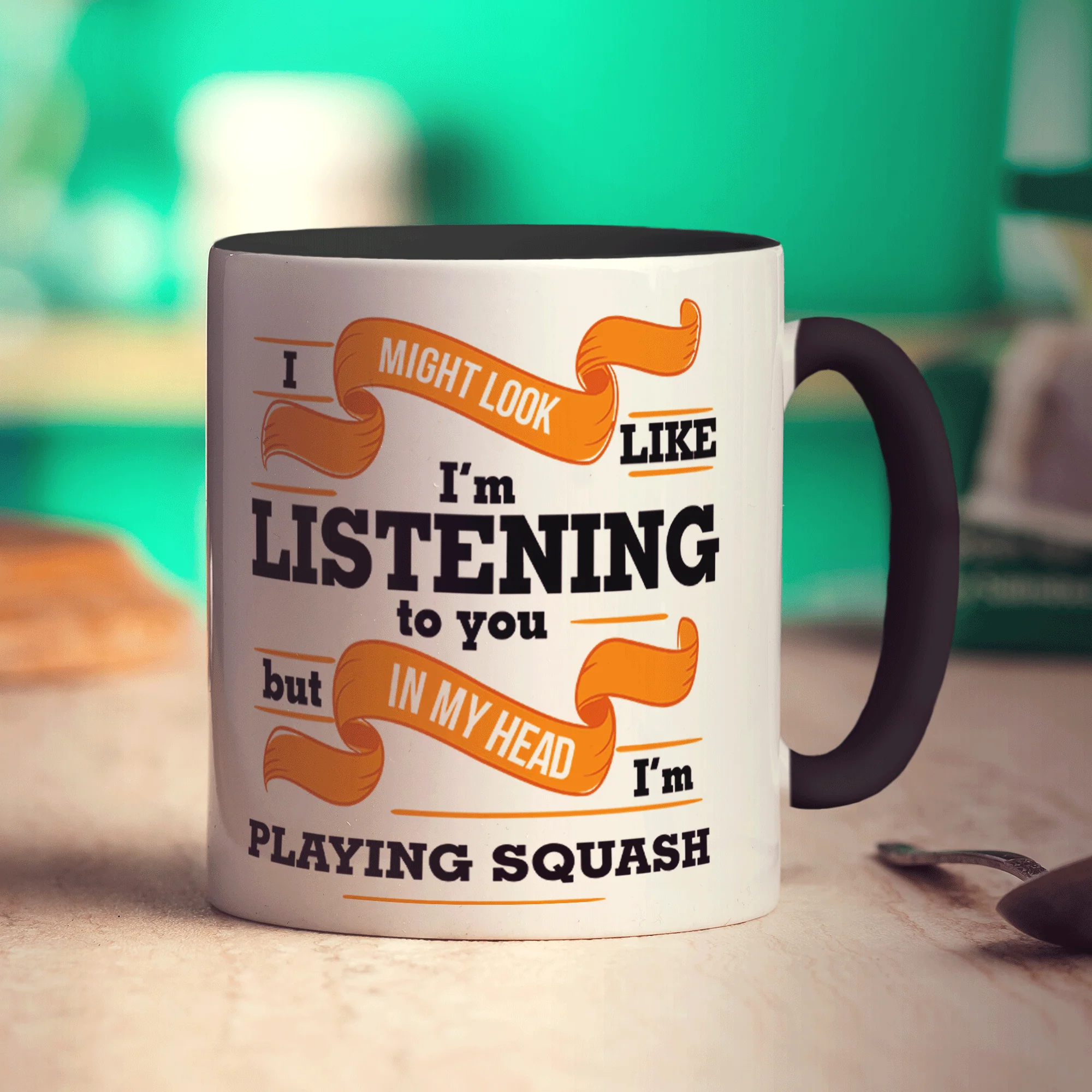 In My Head I'm Playing Squash Mug - Image 8