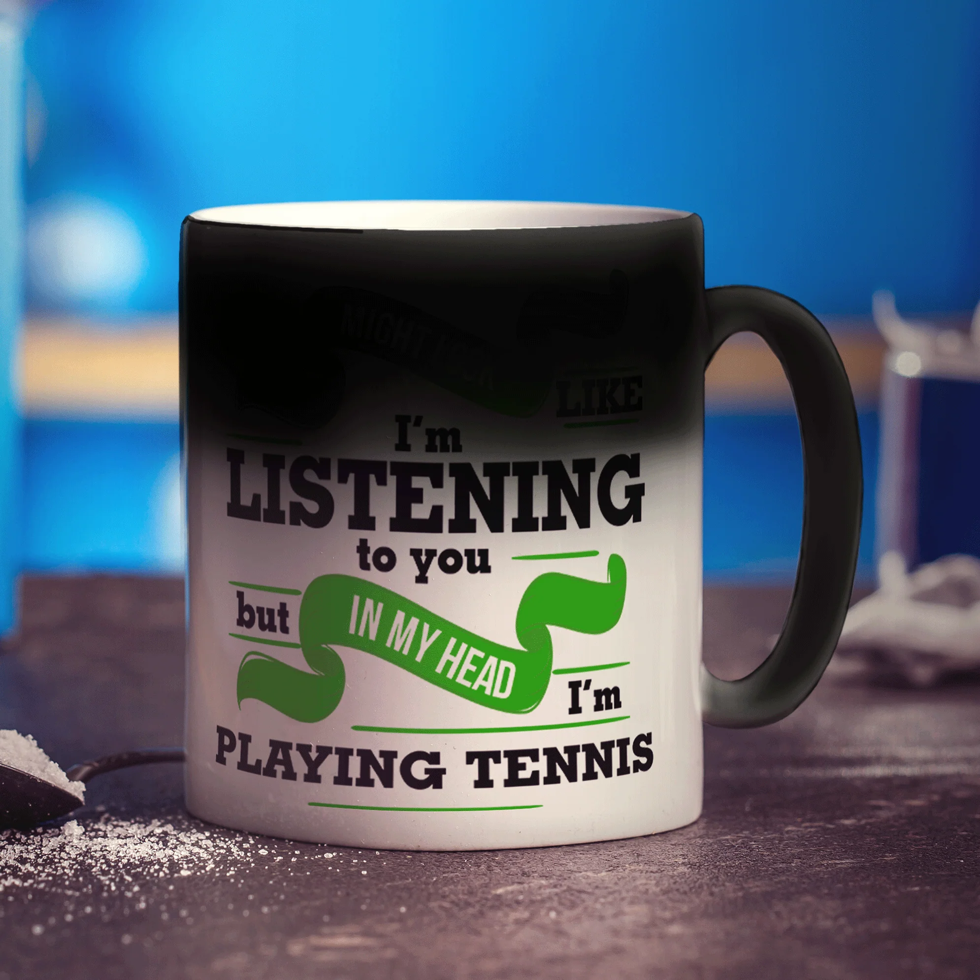 In My Head I'm Playing Tennis Mug - Image 4