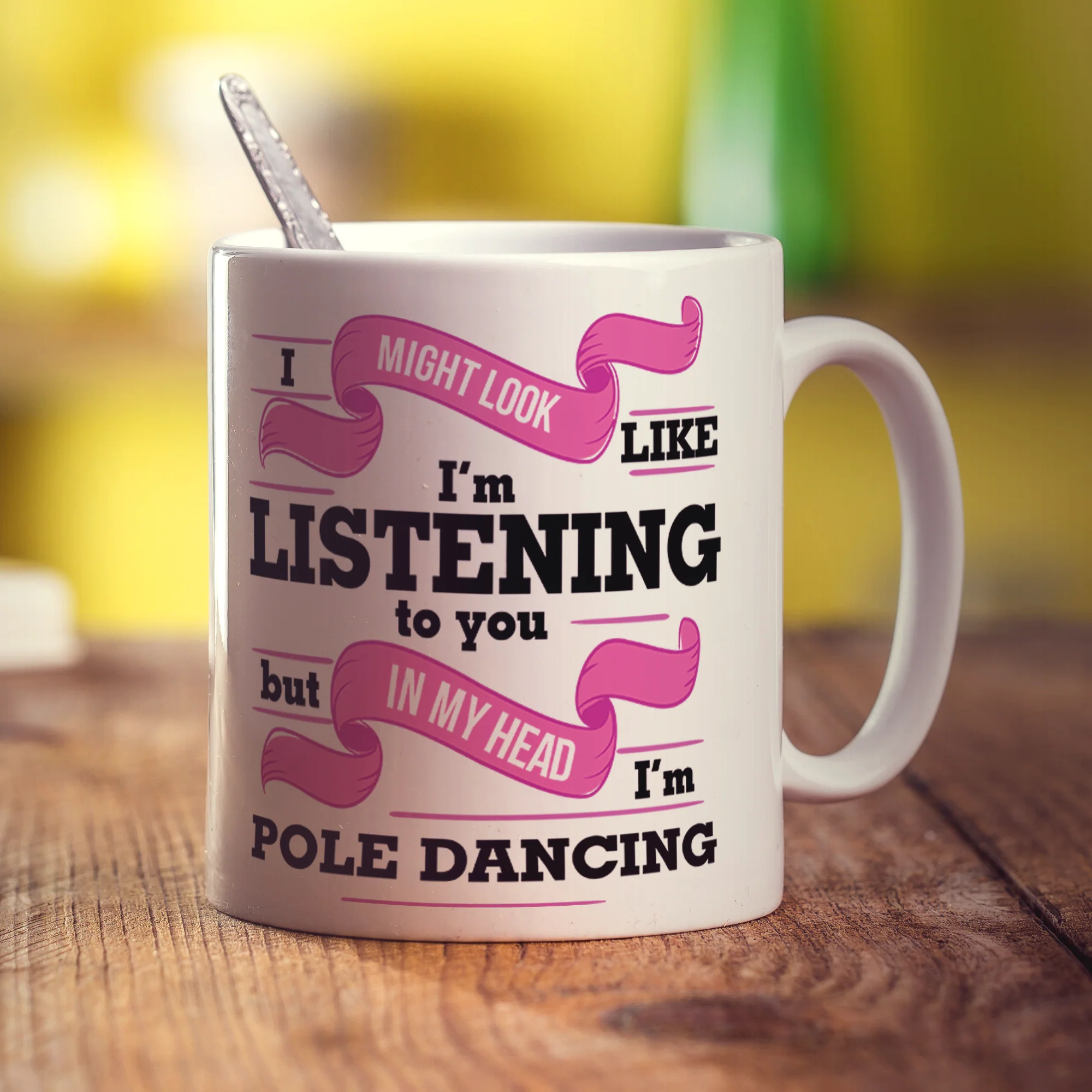 In My Head I'm Pole Dancing Mug - Image 2