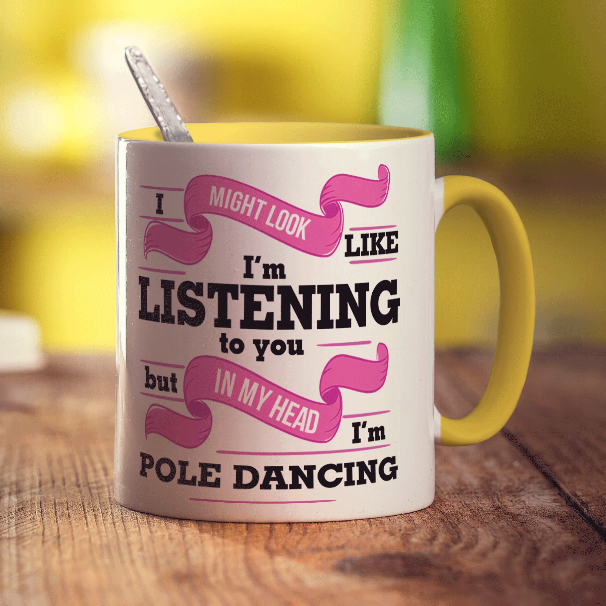 In My Head I'm Pole Dancing Mug - Image 3
