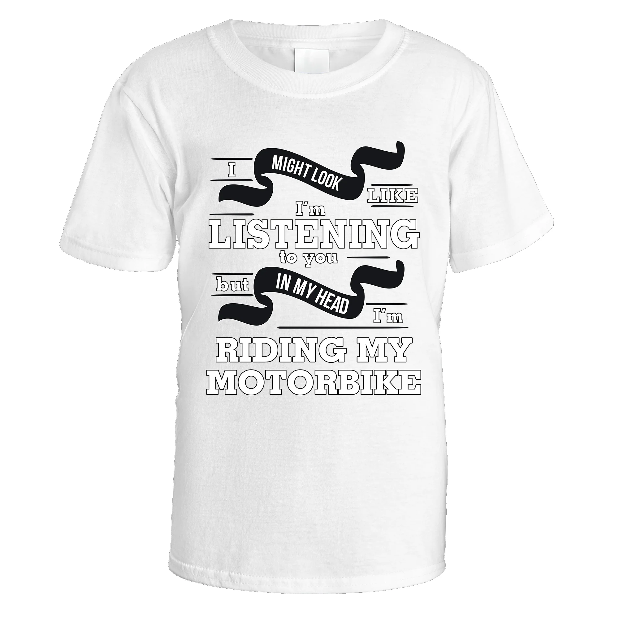 In My Head I'm Riding My Motorbike T-Shirt - Image 2