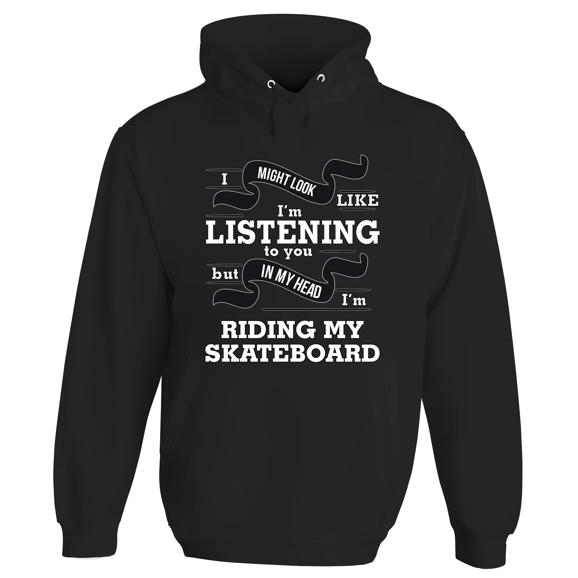 In My Head I'm Riding My Skateboard Hoodie