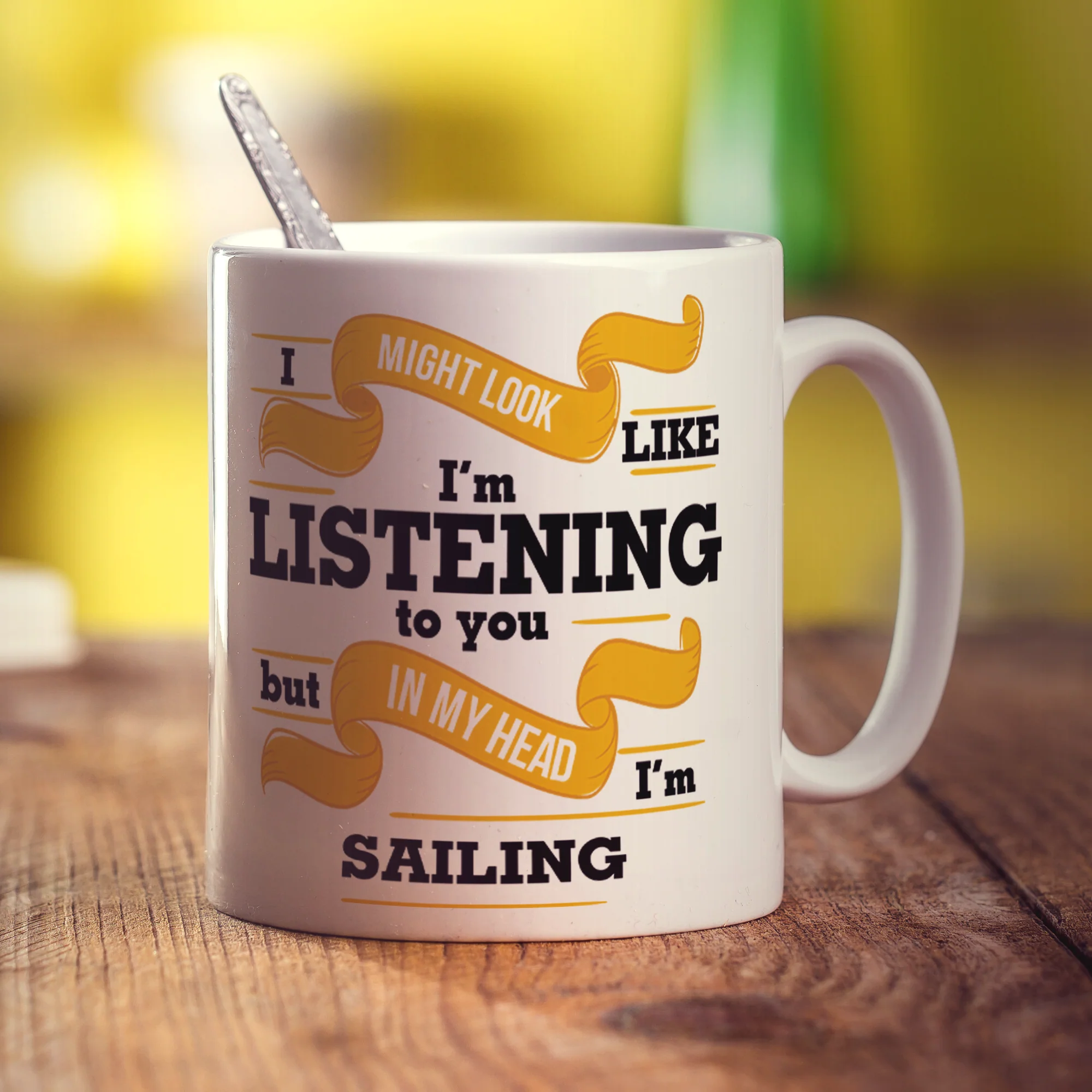 In My Head I'm Sailing Mug - Image 2