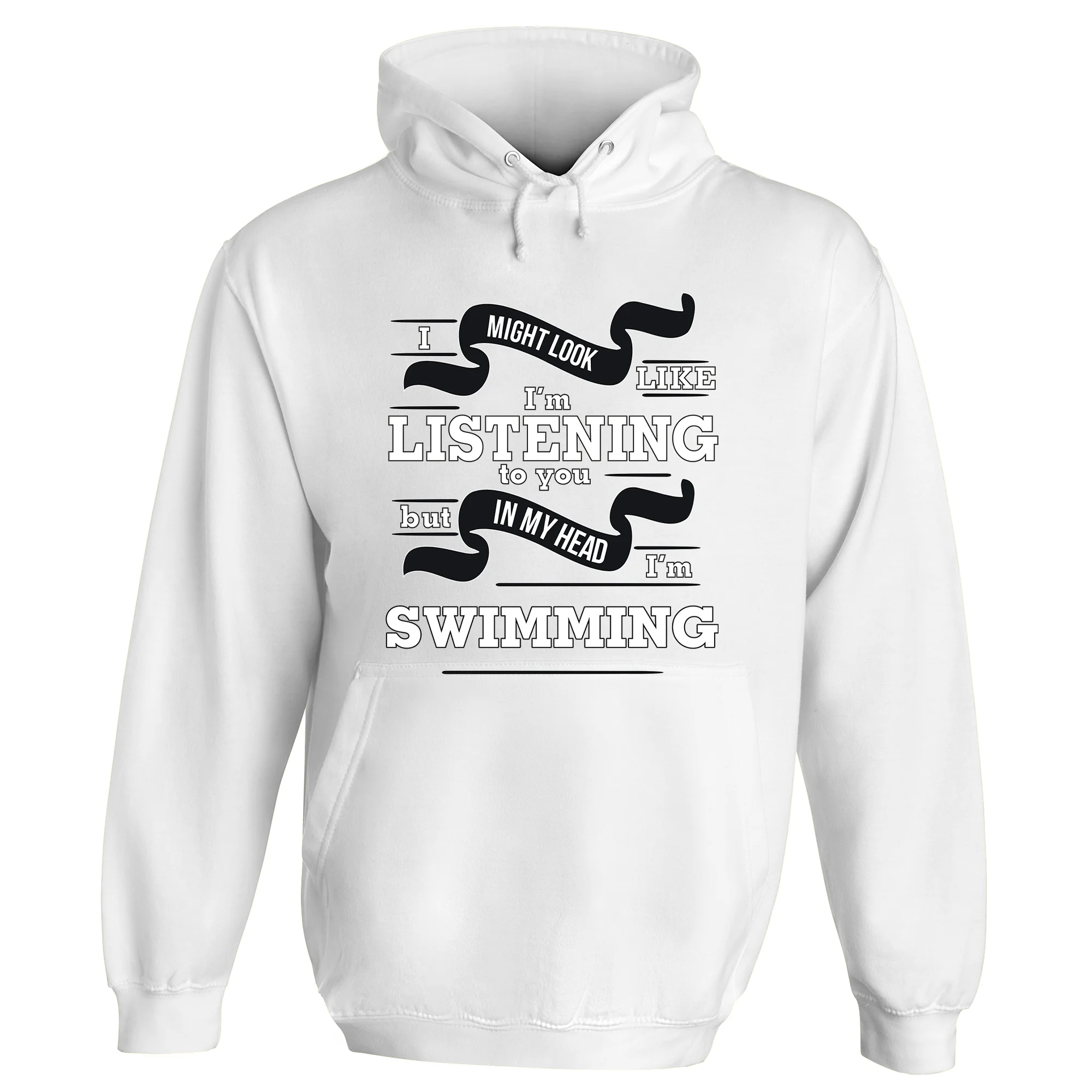In My Head I'm Swimming Hoodie - Image 2