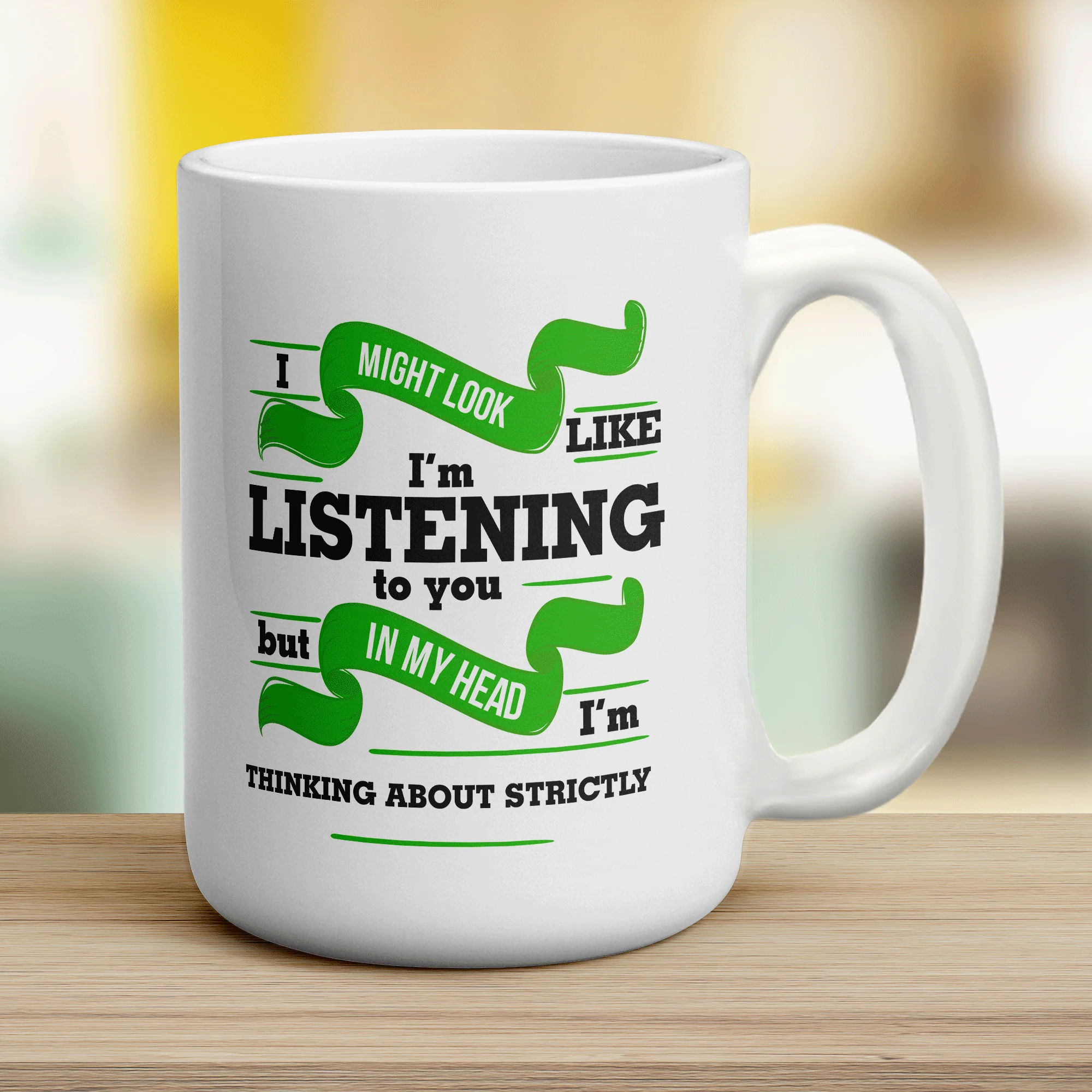 In My Head I'm Thinking About Strictly Mug - Image 10