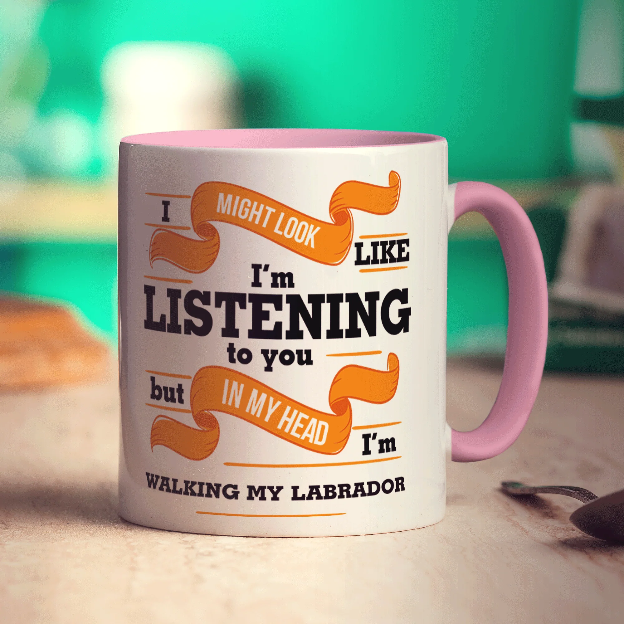 In My Head I'm Walking My Labrador Mug - Image 7
