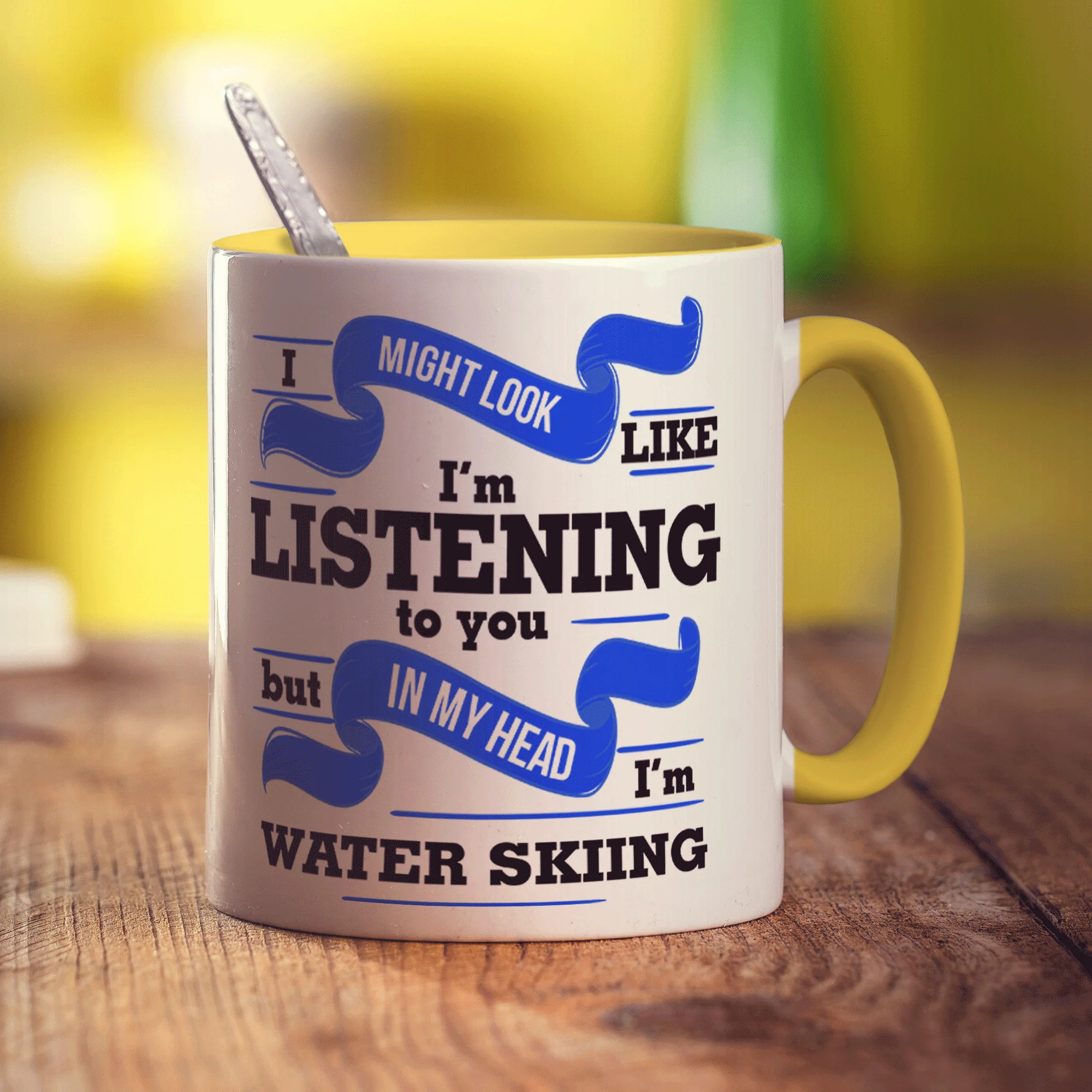 In My Head I'm Water Skiing Mug - Image 3