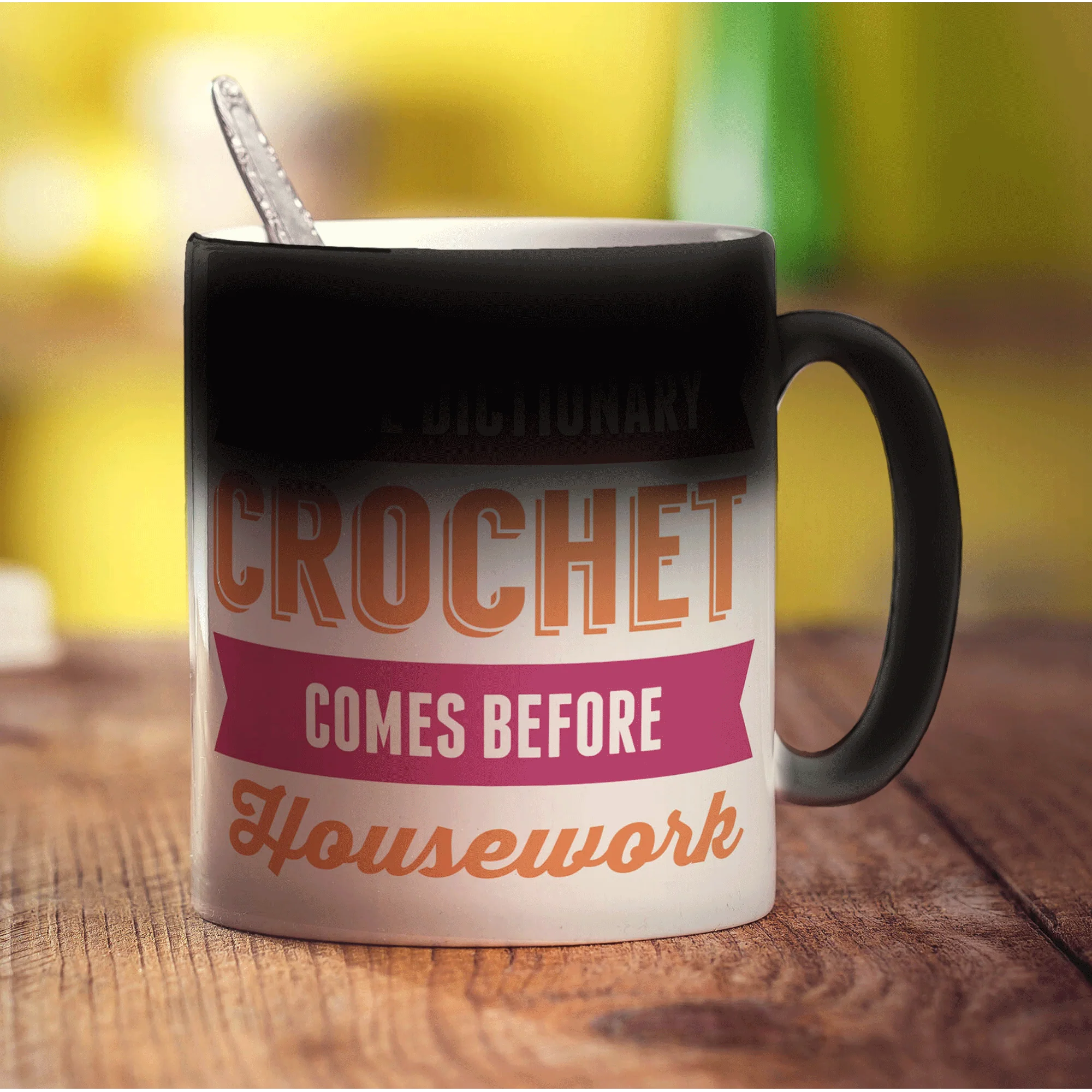 In The Dictionary Crochet Comes Before Housework Mug - Image 6