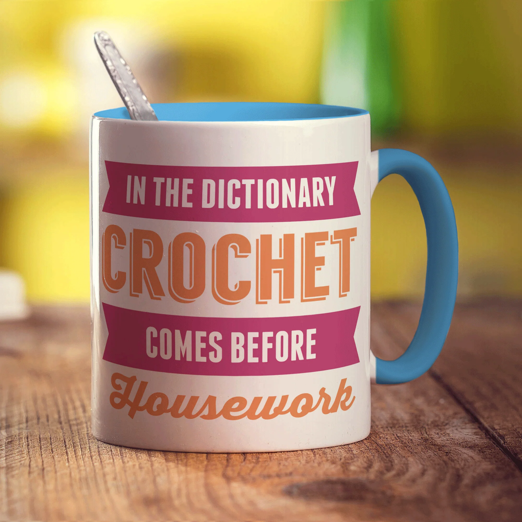 In The Dictionary Crochet Comes Before Housework Mug - Image 8