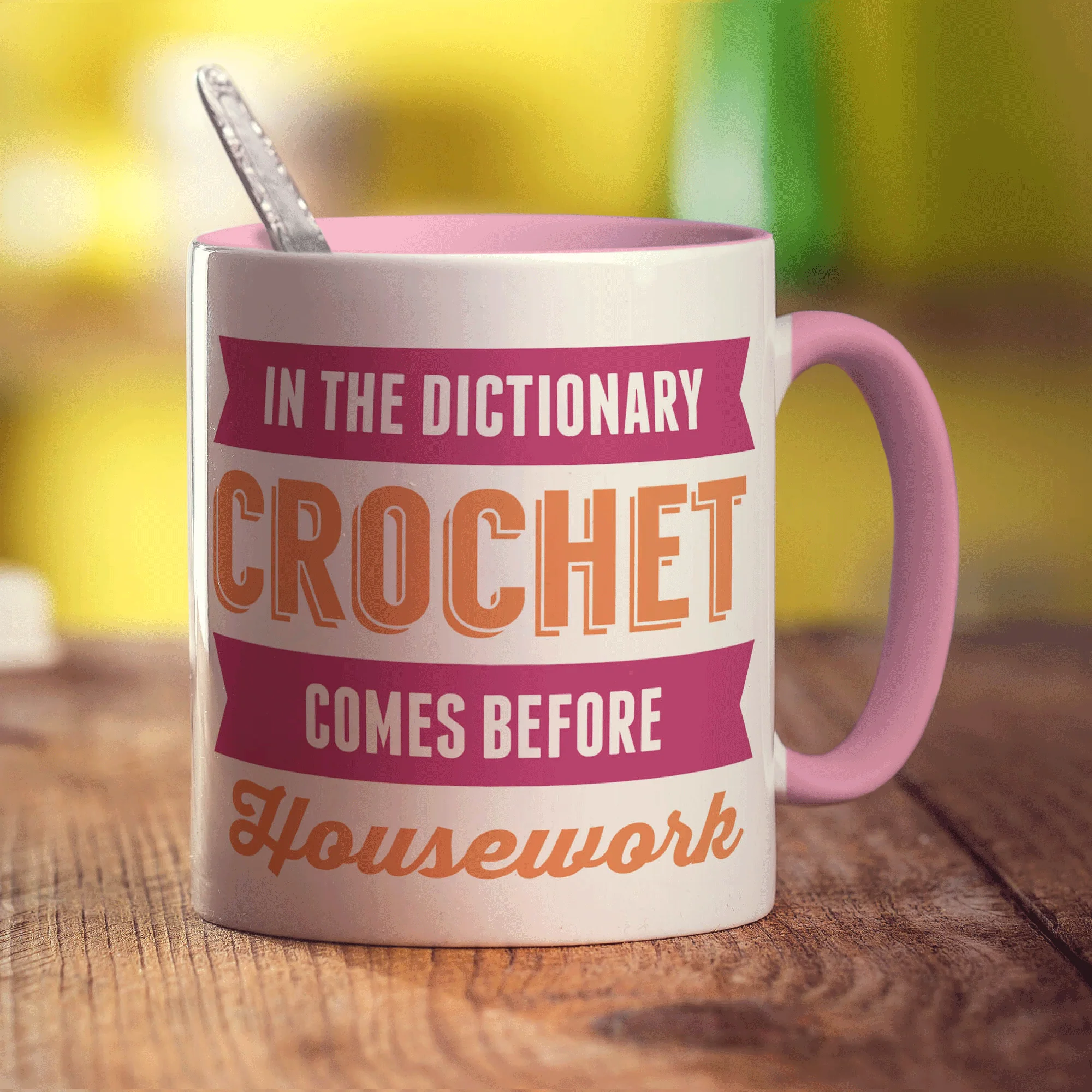 In The Dictionary Crochet Comes Before Housework Mug - Image 9