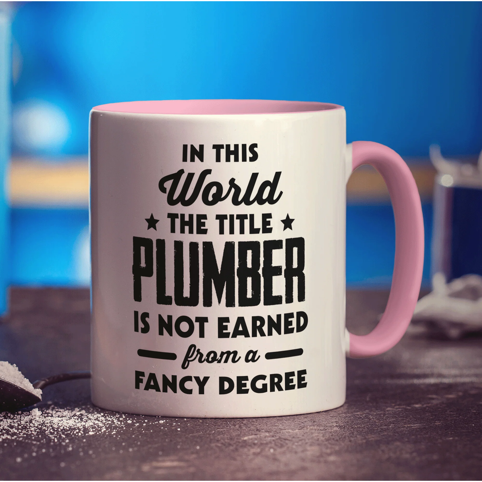 In This World The Title Plumber Is Not Earned From a Fancy Degree Mug - Image 9