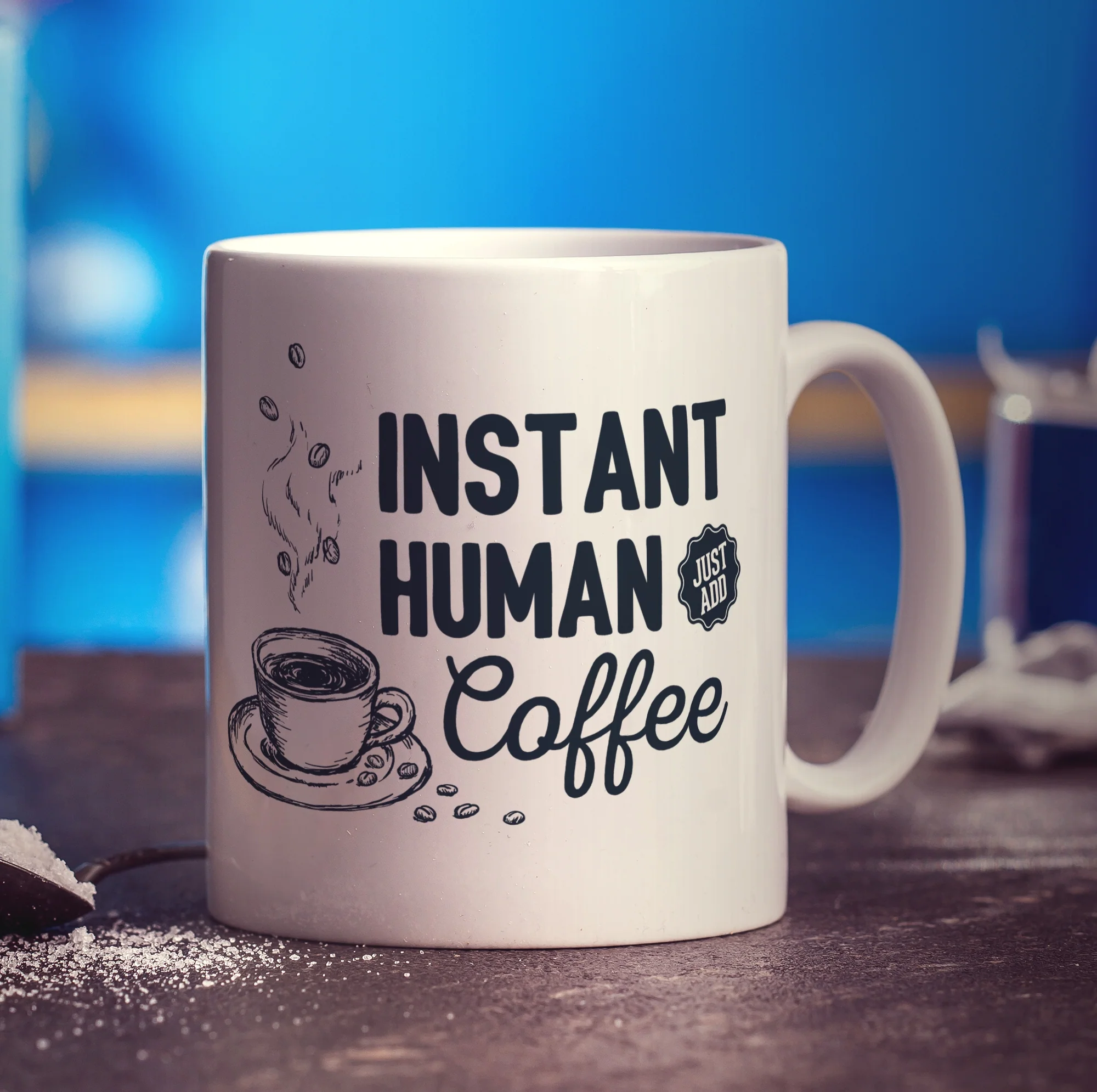 Instant Human, Just Add Coffee Mug - Image 6