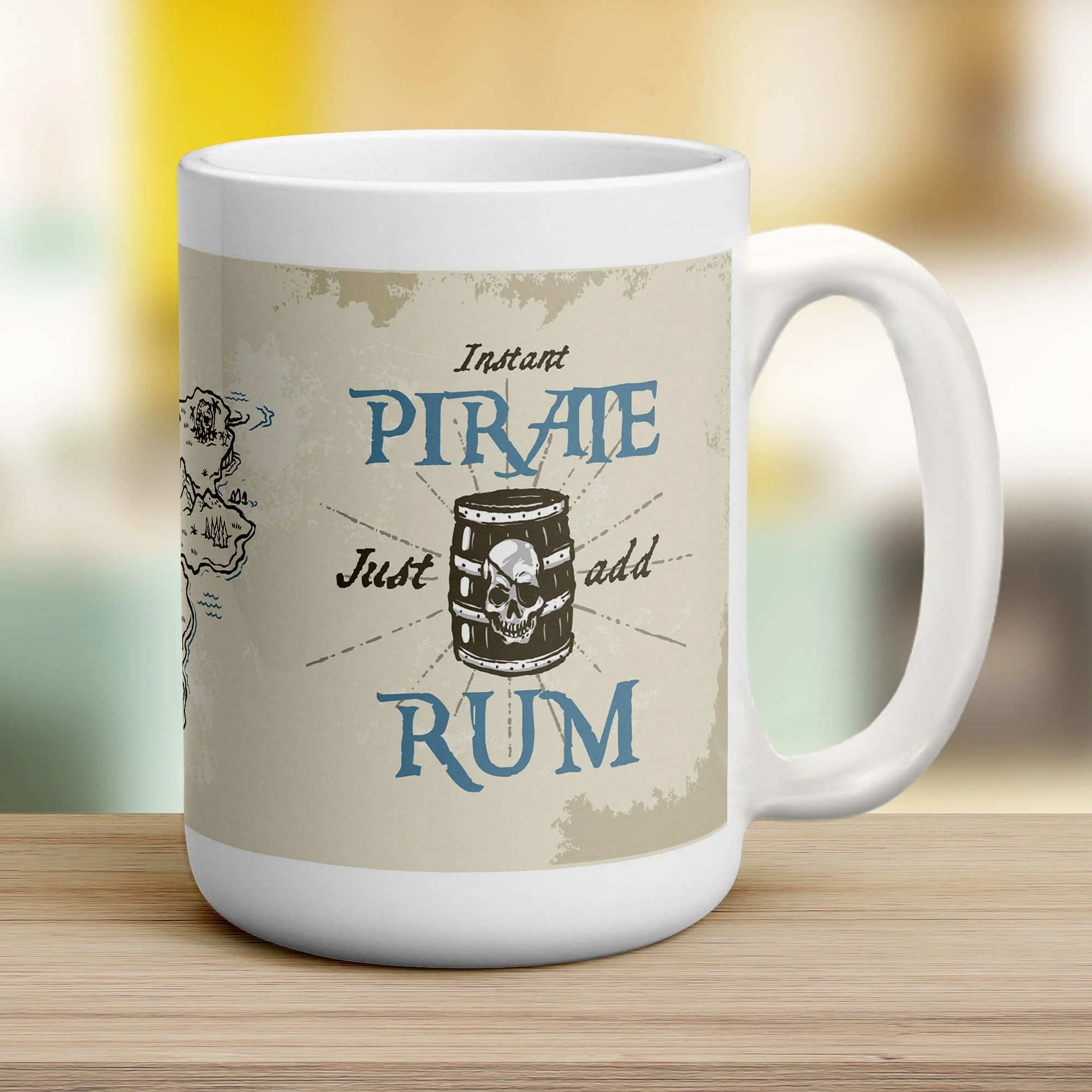 Instant Pirate Mug with Barrel Design - Image 18