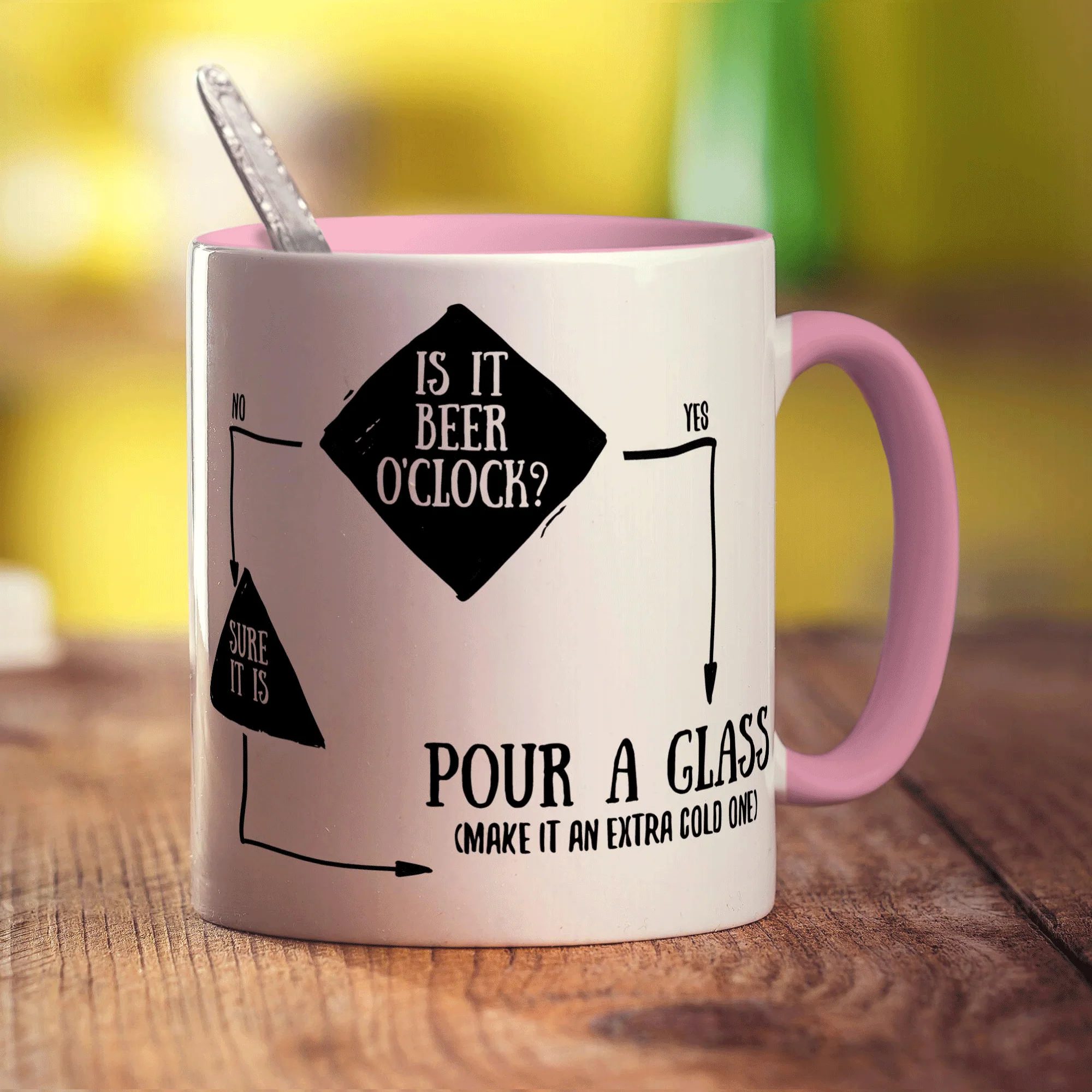 Is It Beer O'Clock? Flow Chart Mug - Image 9