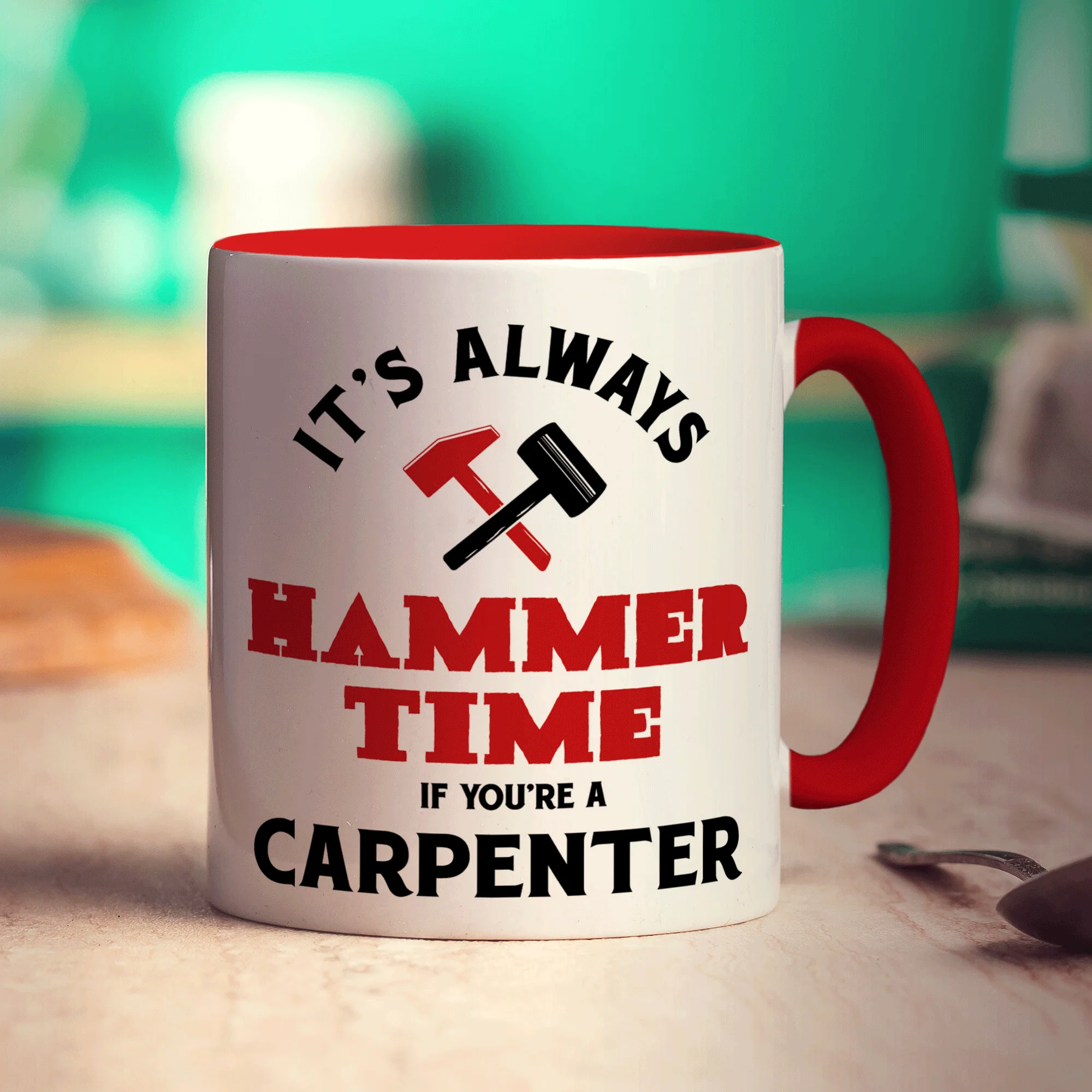 It's Always Hammer Time if You're a Carpenter Mug - Image 11
