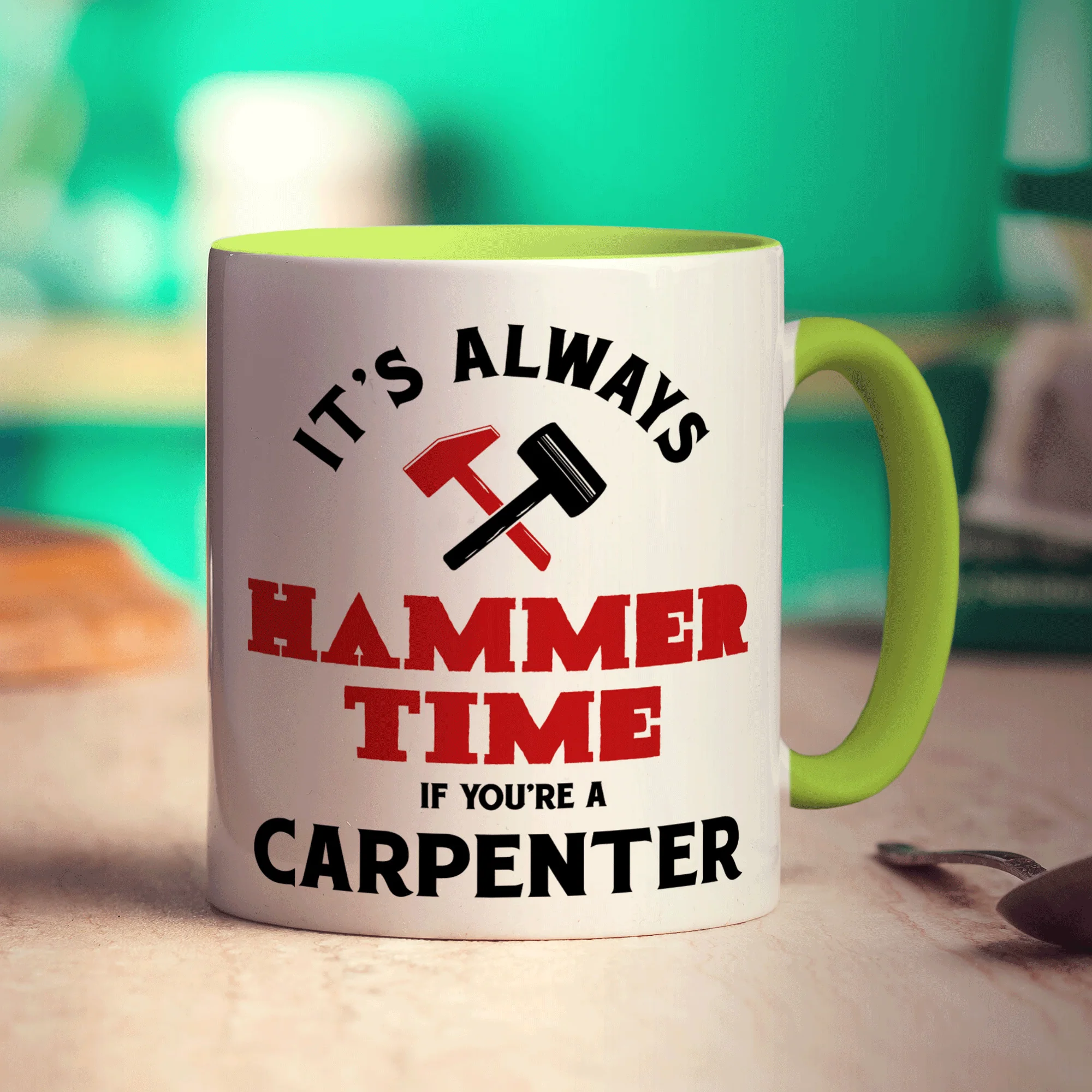 It's Always Hammer Time if You're a Carpenter Mug - Image 7