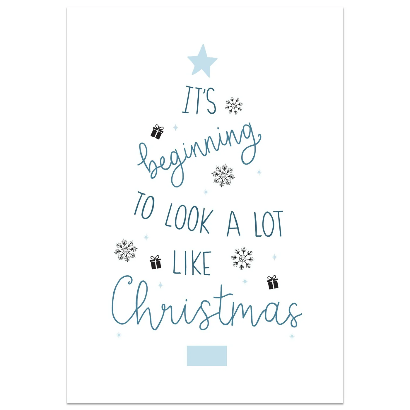It's Beginning to Look a lot Like Christmas Card