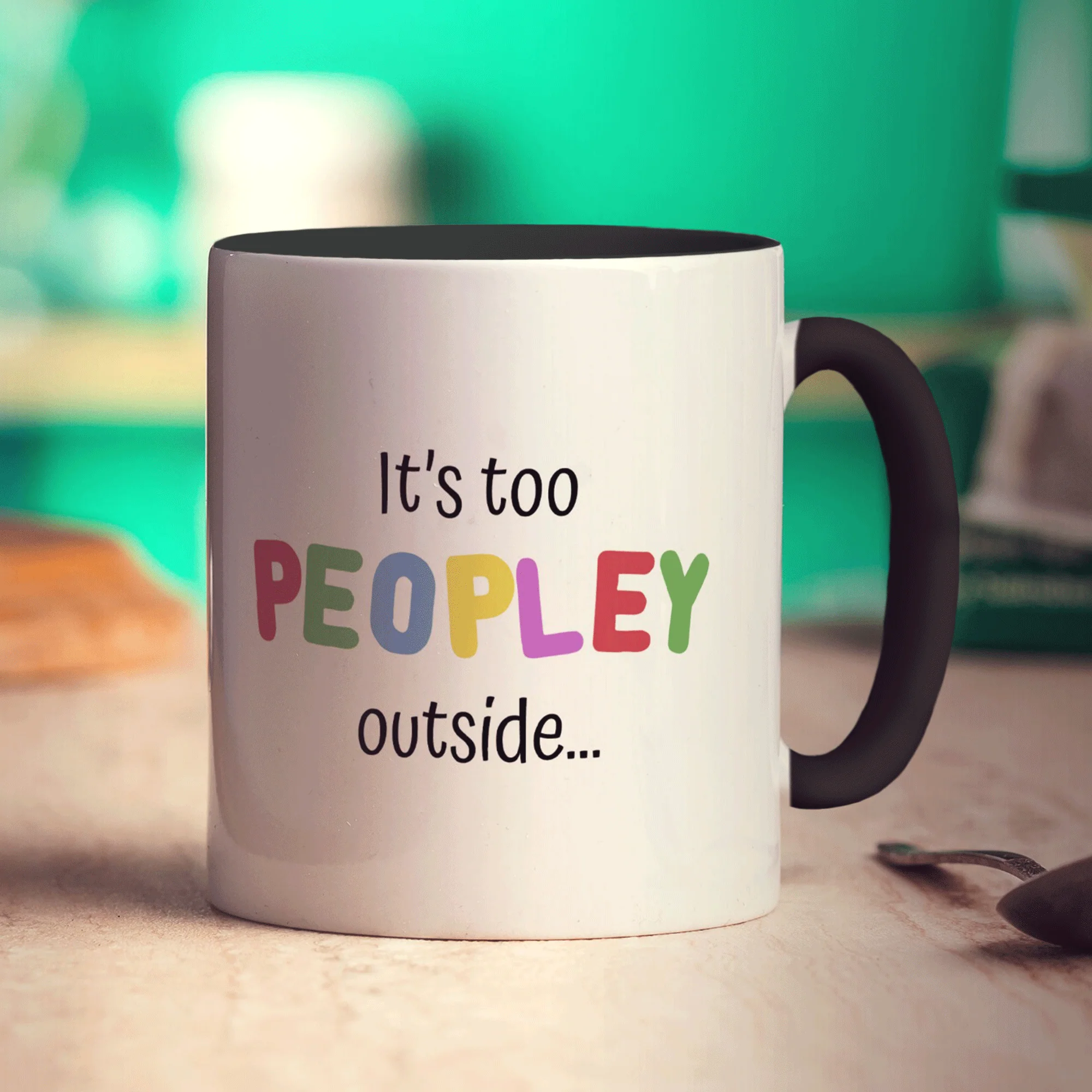 It's too Peopley Outside Mug - Image 10
