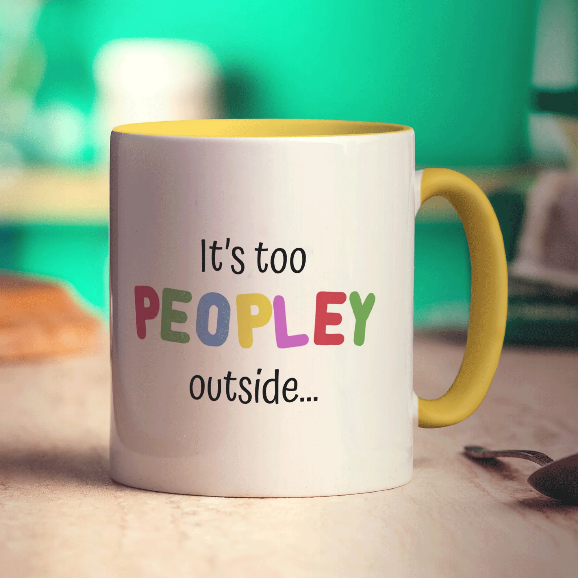 It's too Peopley Outside Mug - Image 5