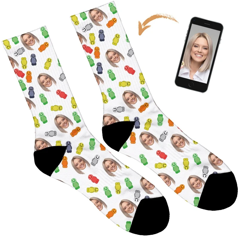 Jelly Baby Personalised Socks - Image 6