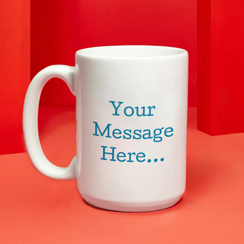 Jumbo Personalised Message Mug - Image 3