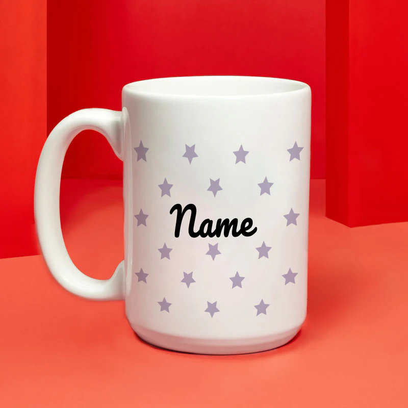 Jumbo Star Name Personalised Mug - Image 3