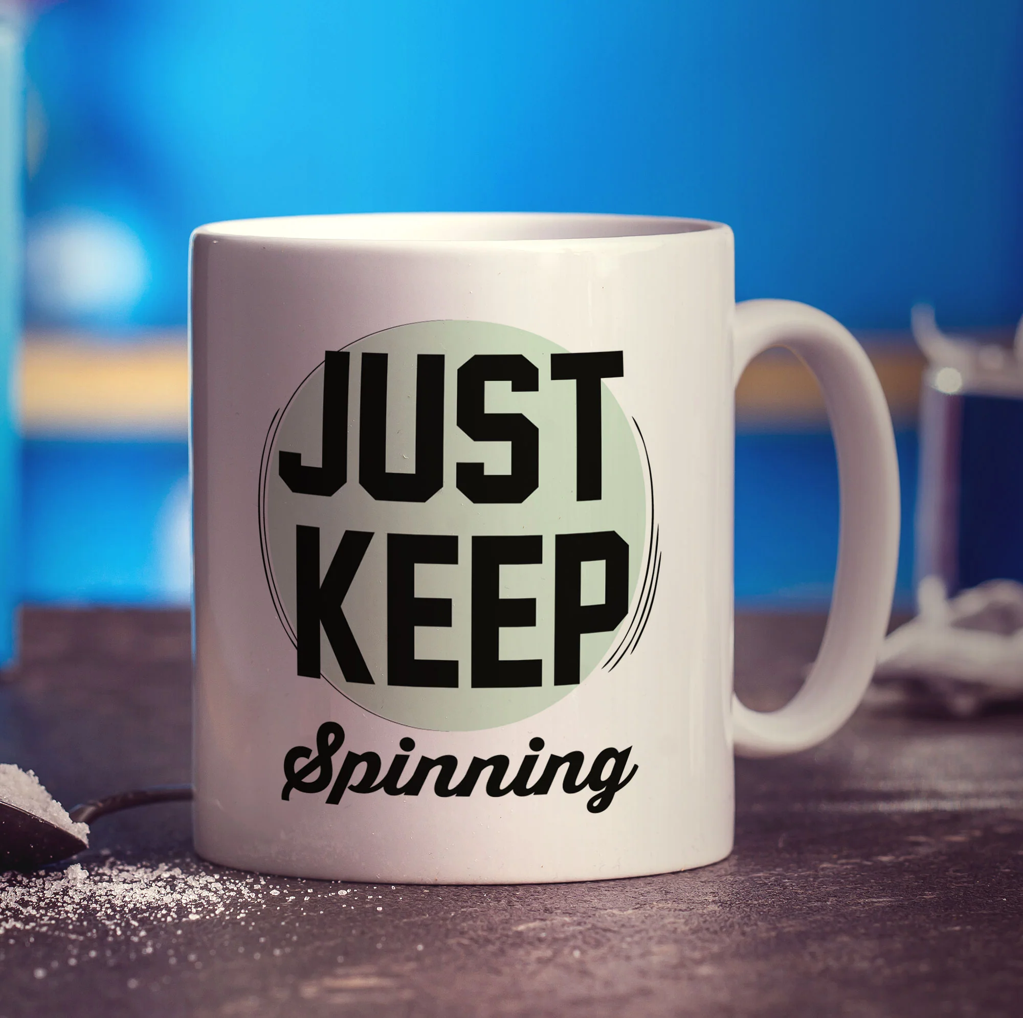 Just Keep Spinning Mug - Image 3